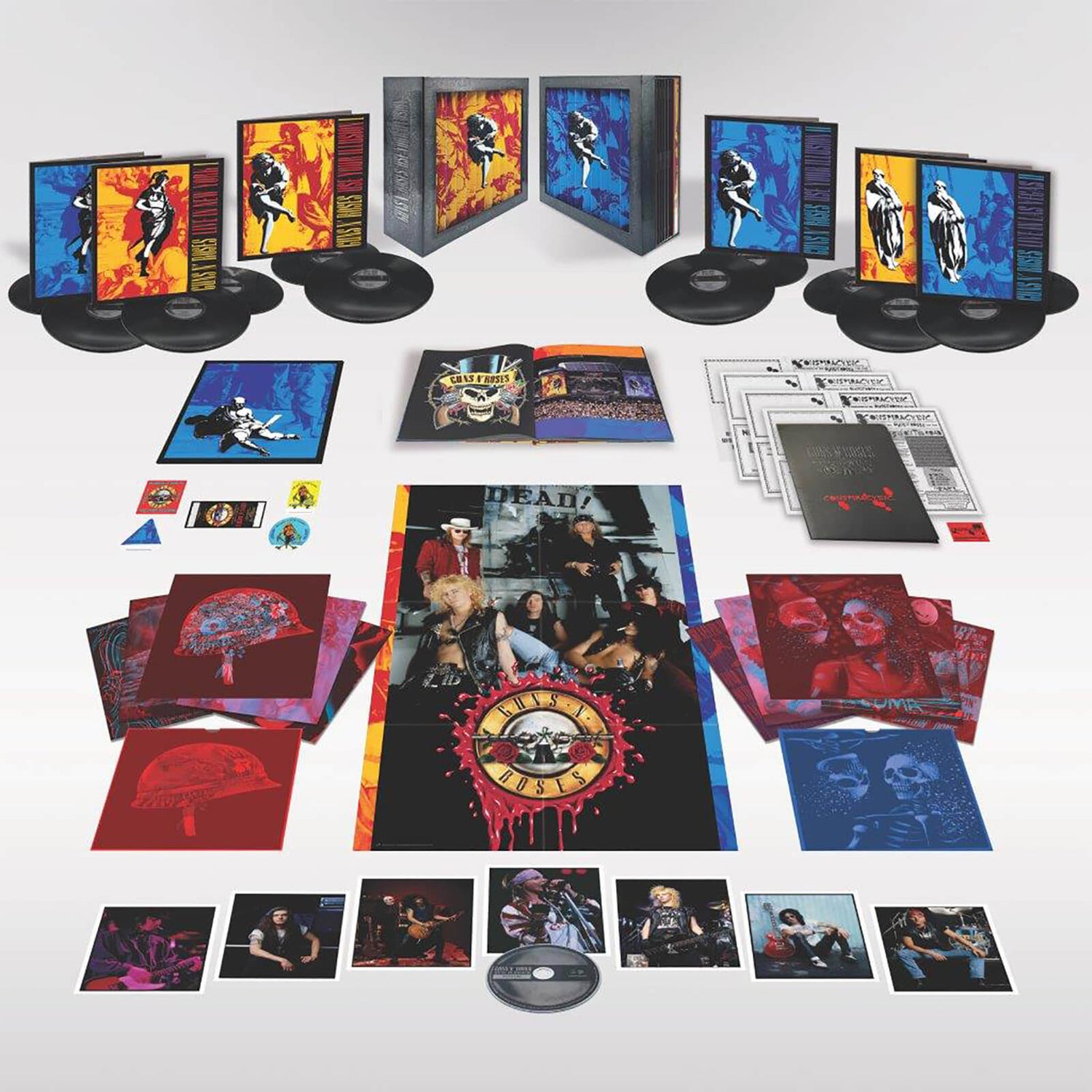 Guns N Roses - Use Your Illusion (Super Deluxe) 12LP + Blu-Ray Vinyl Box Set