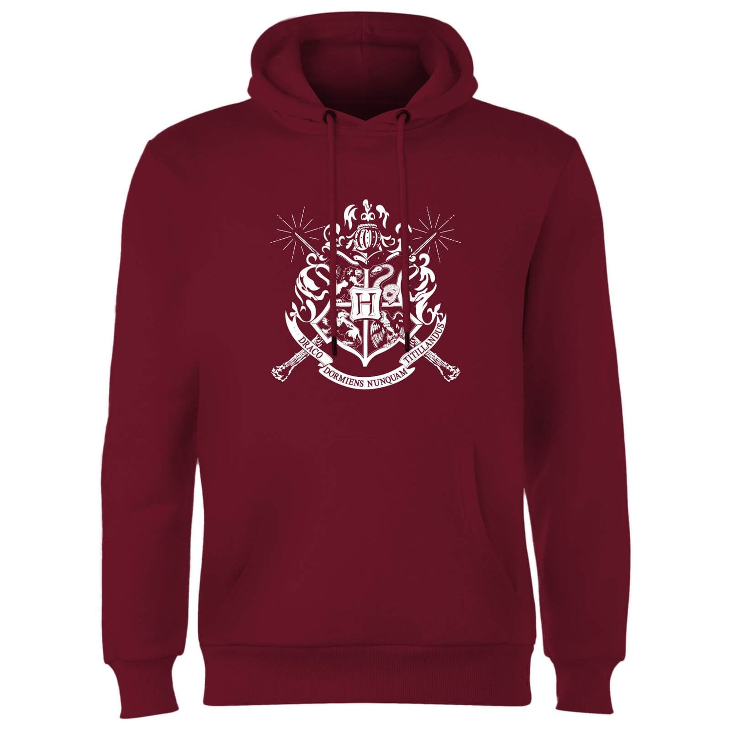 Harry Potter Hogwarts House Crest Hoodie - Burgundy