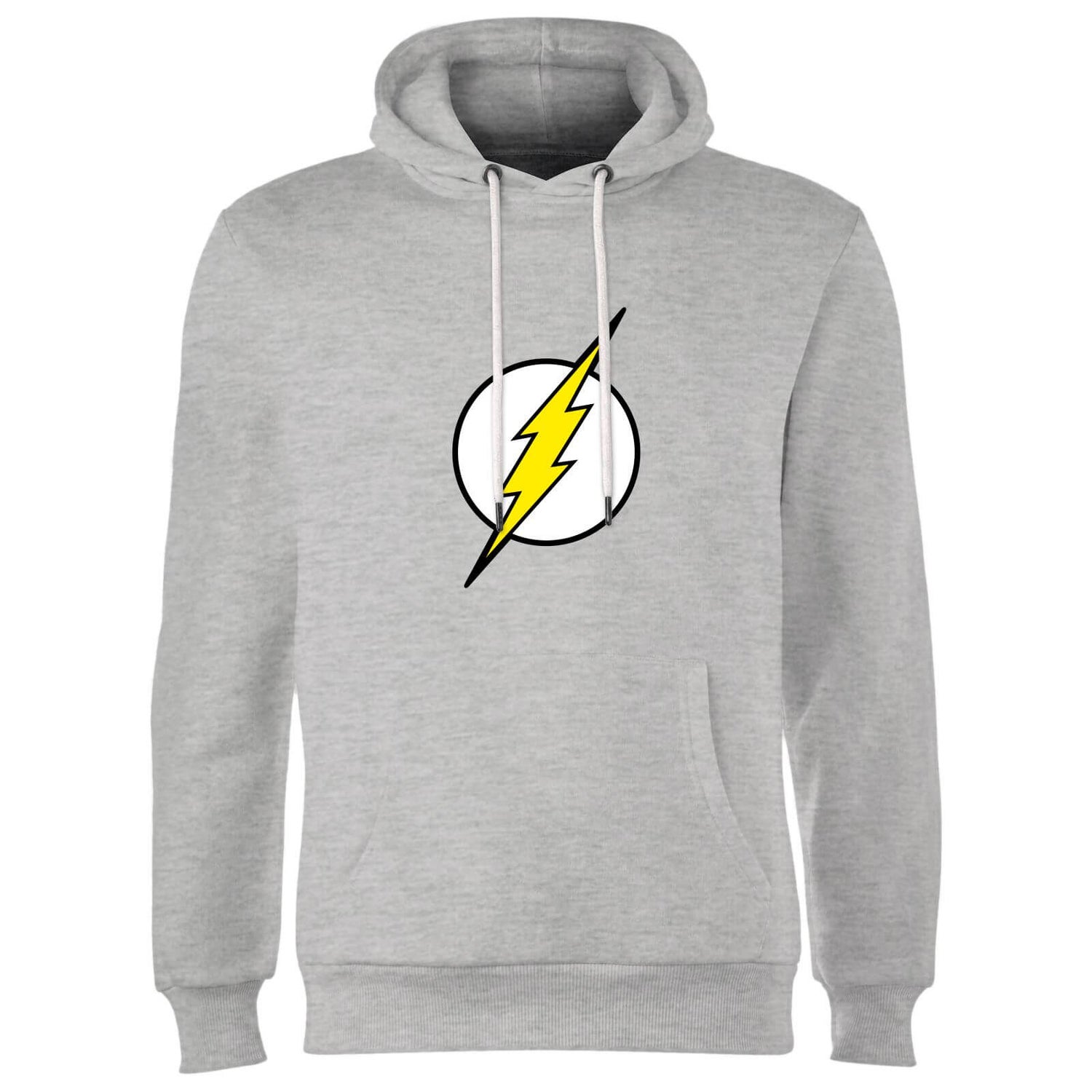Justice League Flash Logo Hoodie - Grey