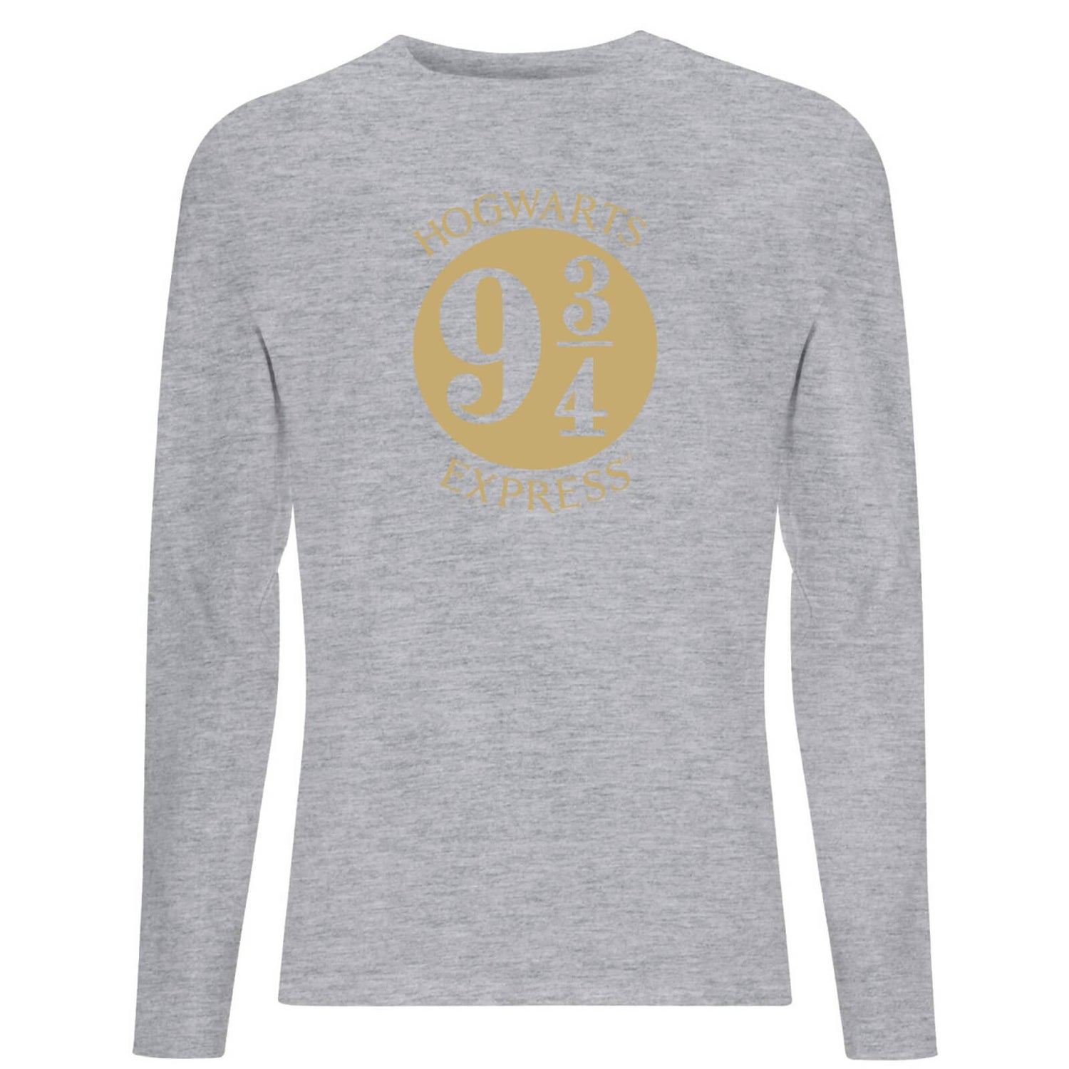 Harry Potter Platform Men's Long Sleeve T-Shirt - Grey