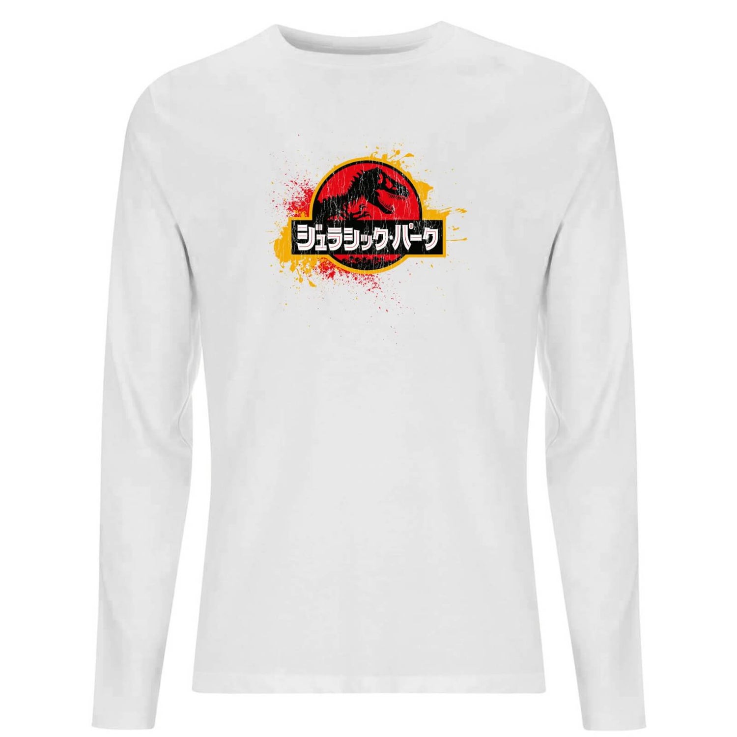 Jurassic Park Men's Long Sleeve T-Shirt - White