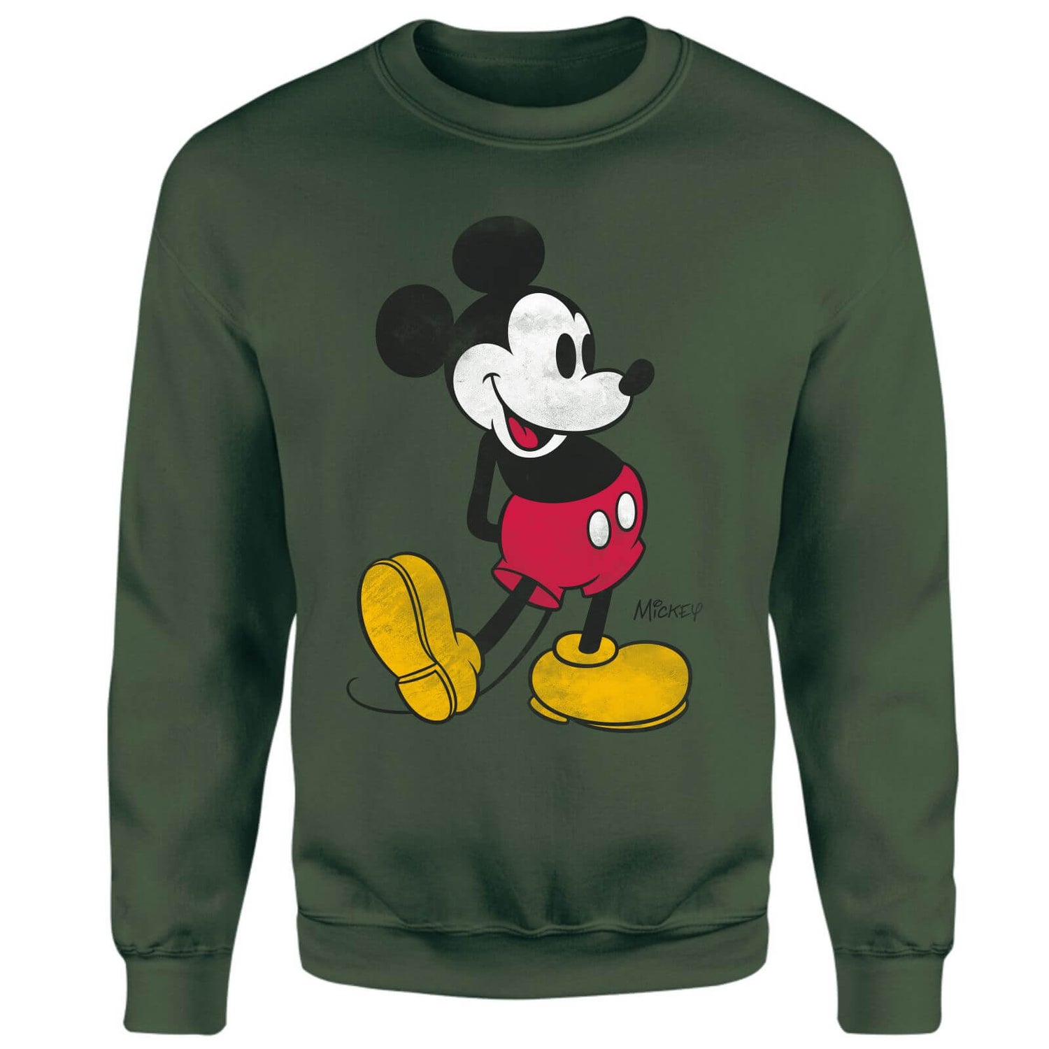 Mickey Mouse Classic Kick Sweatshirt - Green