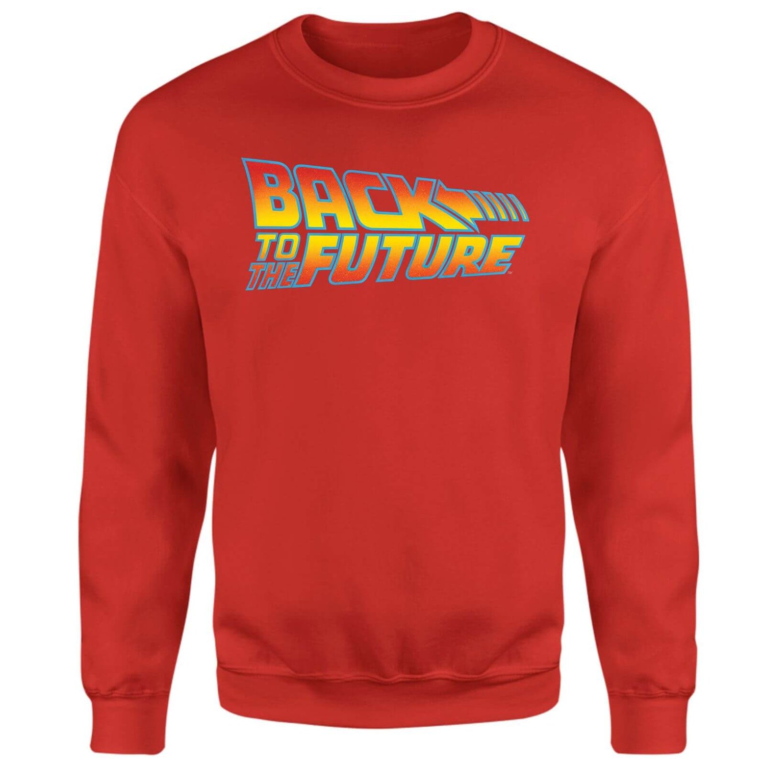 Back To The Future Classic Logo Sweatshirt - Red
