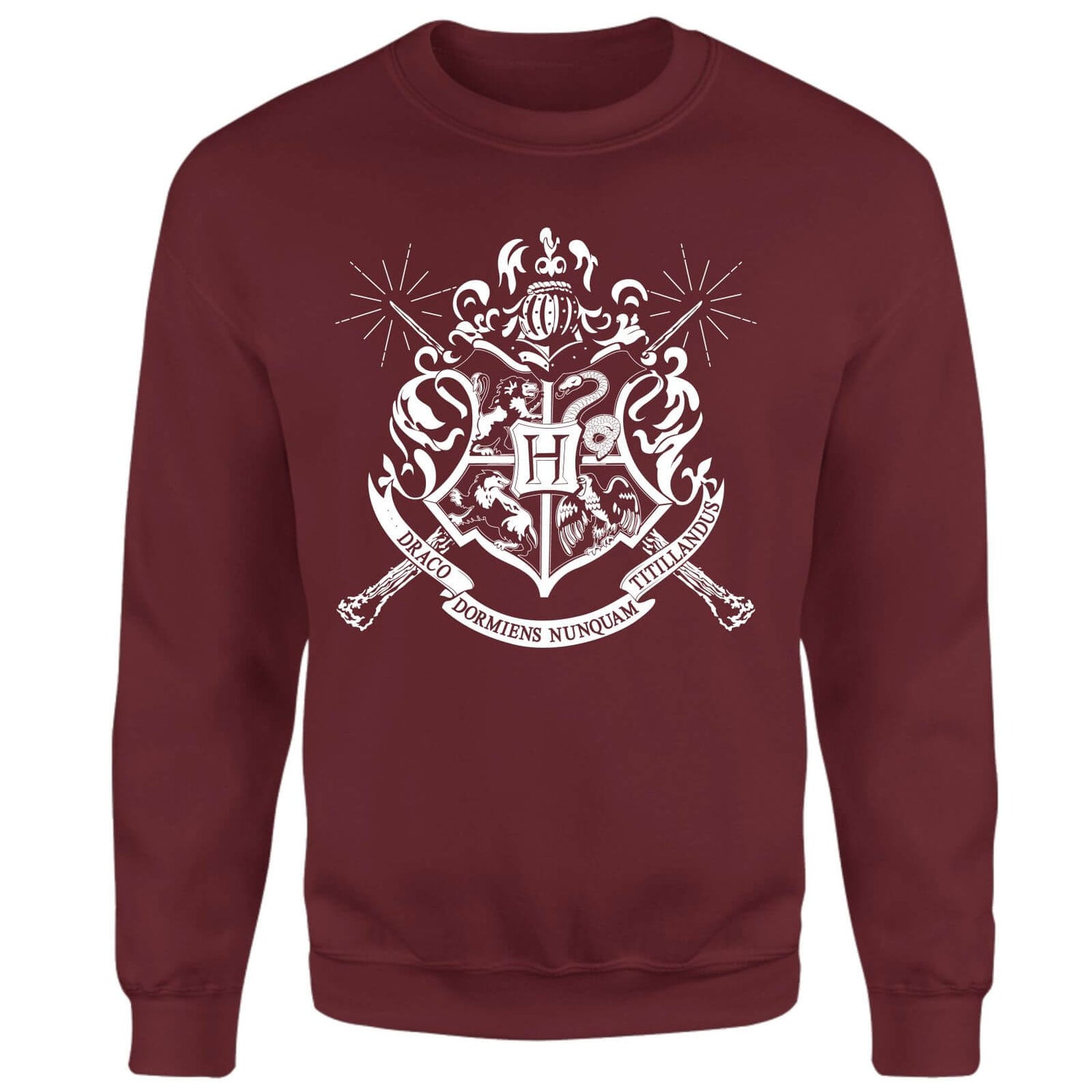 Harry Potter Hogwarts House Crest Sweatshirt - Burgundy