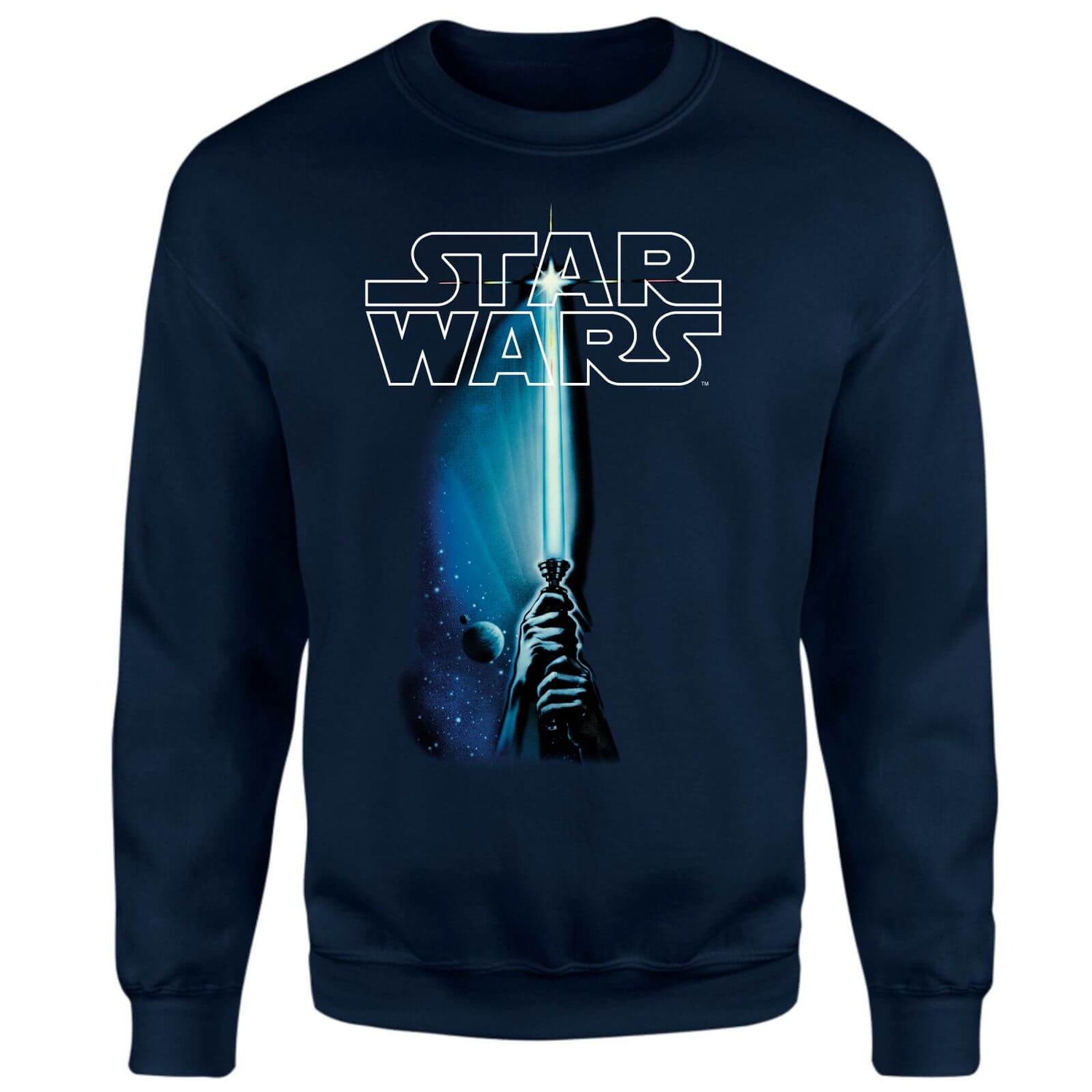 Star Wars Classic Lightsaber Sweatshirt - Navy