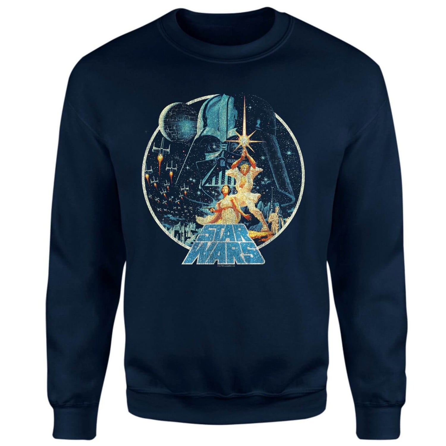 Star Wars Classic Vintage Victory Sweatshirt - Navy