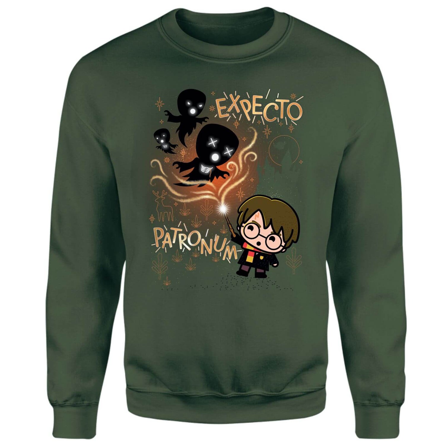 Harry Potter Kids Expecto Patronum Sweatshirt - Green