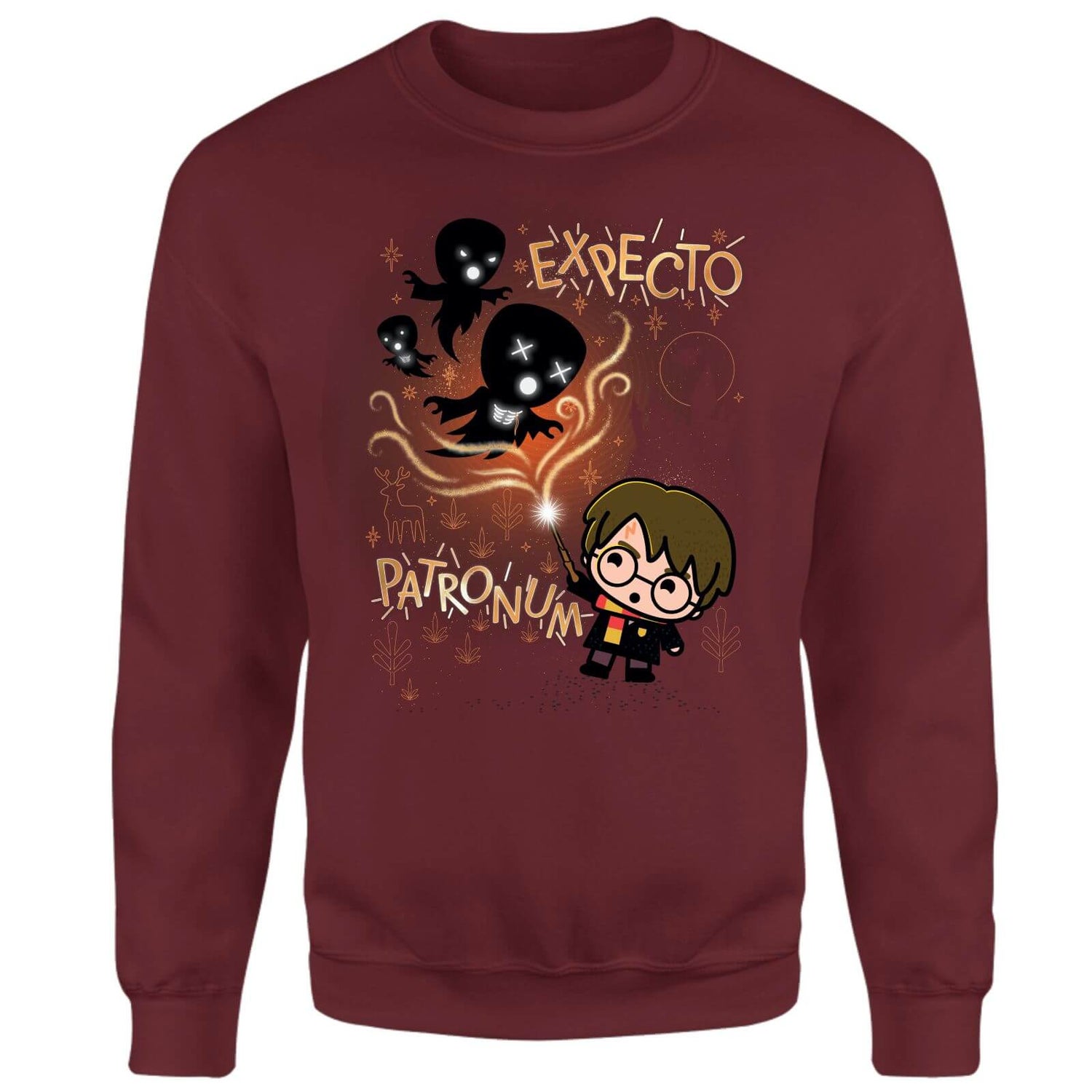 Harry Potter Kids Expecto Patronum Sweatshirt - Burgundy