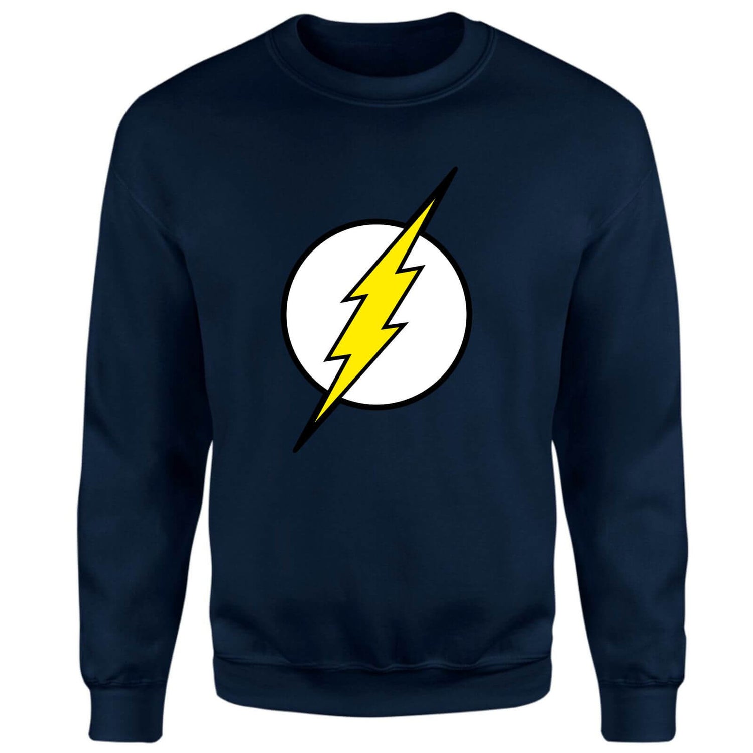 Justice League Flash Logo Sweatshirt - Navy
