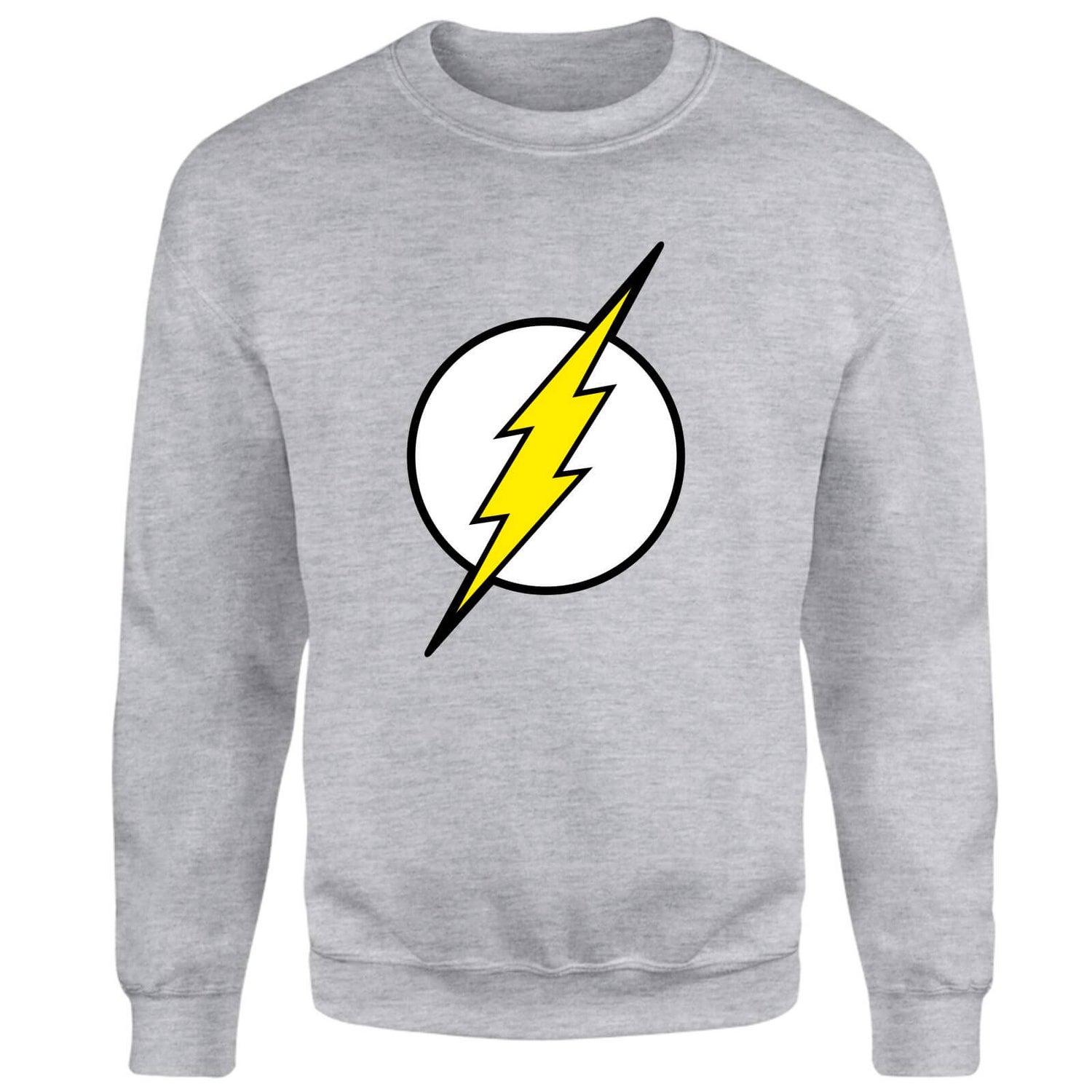 Justice League Flash Logo Sweatshirt - Grey
