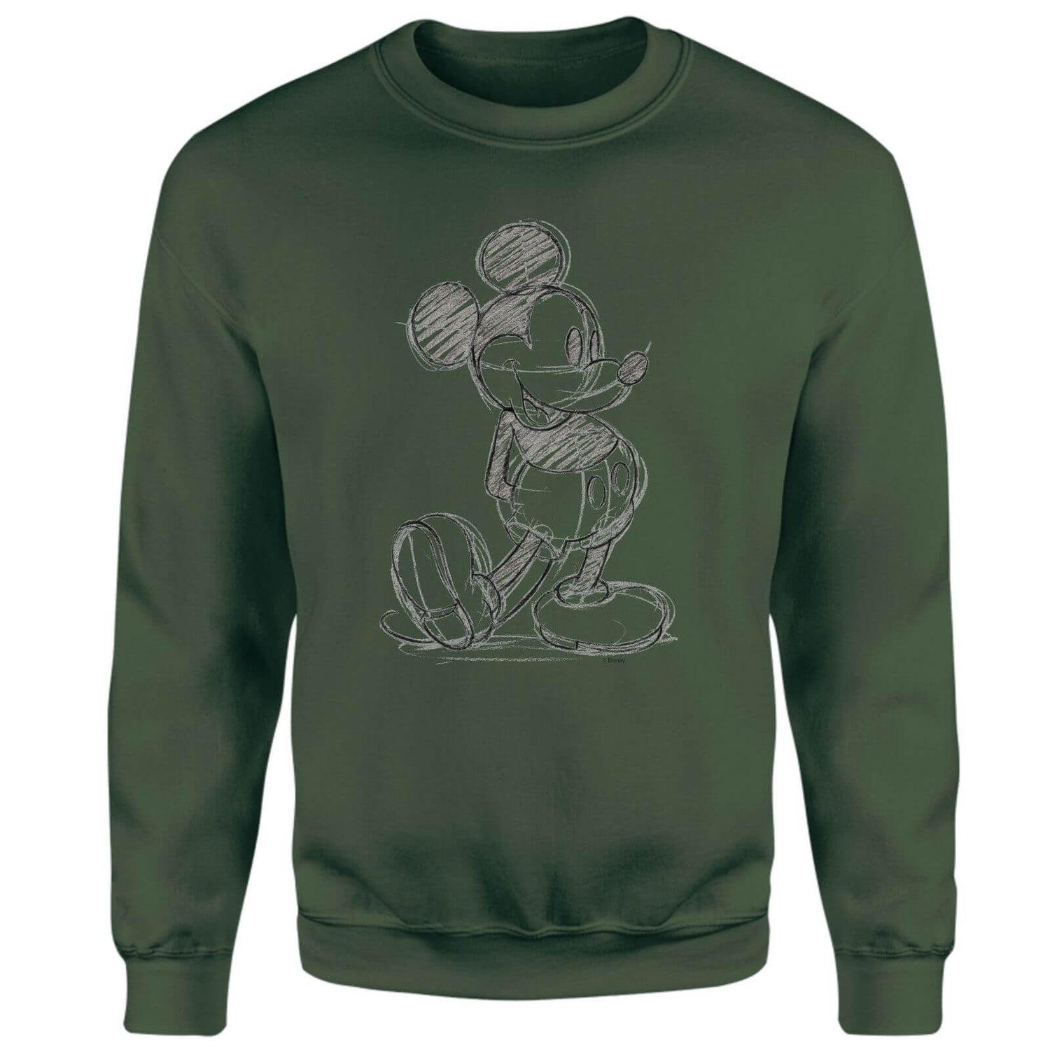 Disney Mickey Mouse Sketch Sweatshirt - Green