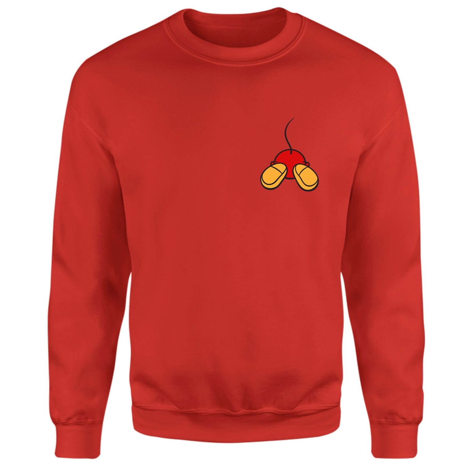 Disney Mickey Mouse Backside Sweatshirt - Red