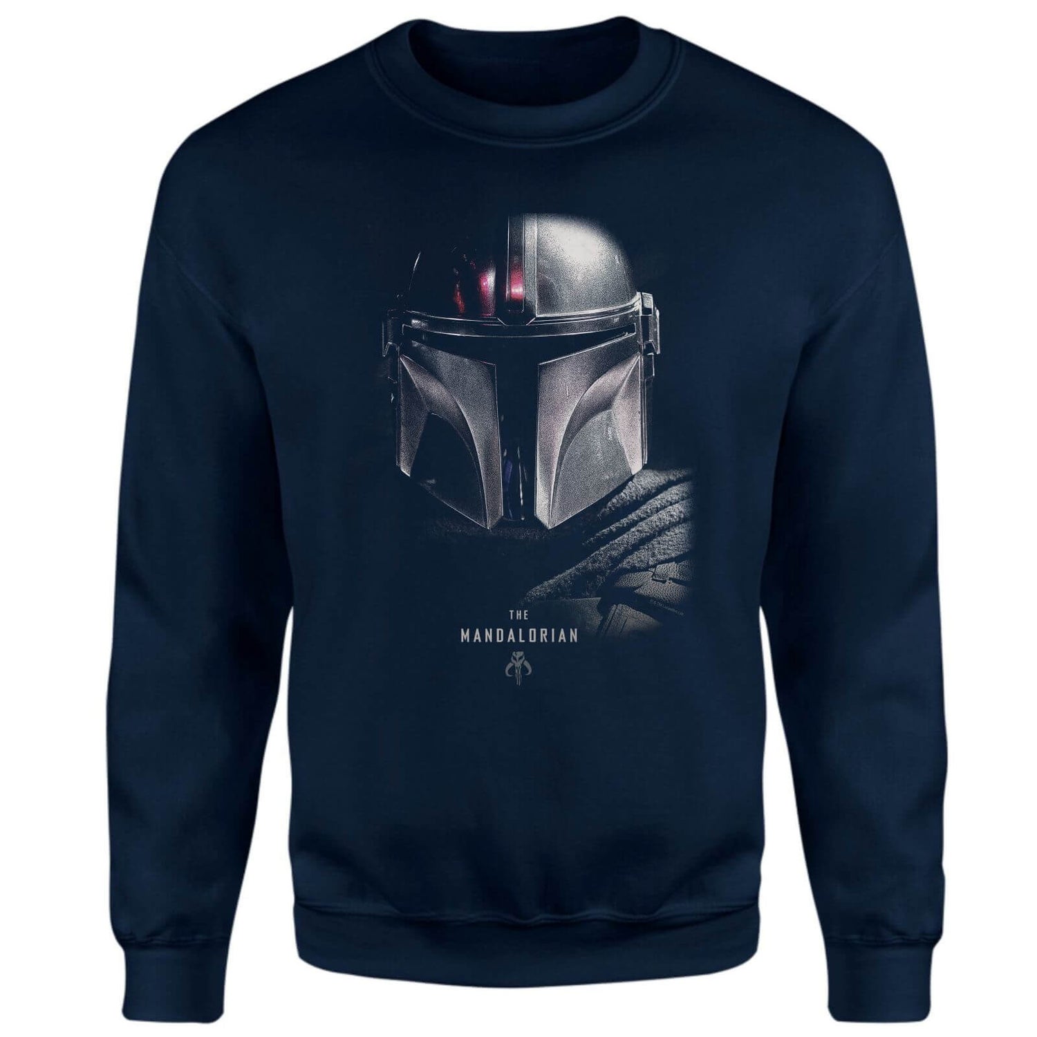 Star Wars The Mandalorian Poster Sweatshirt - Navy