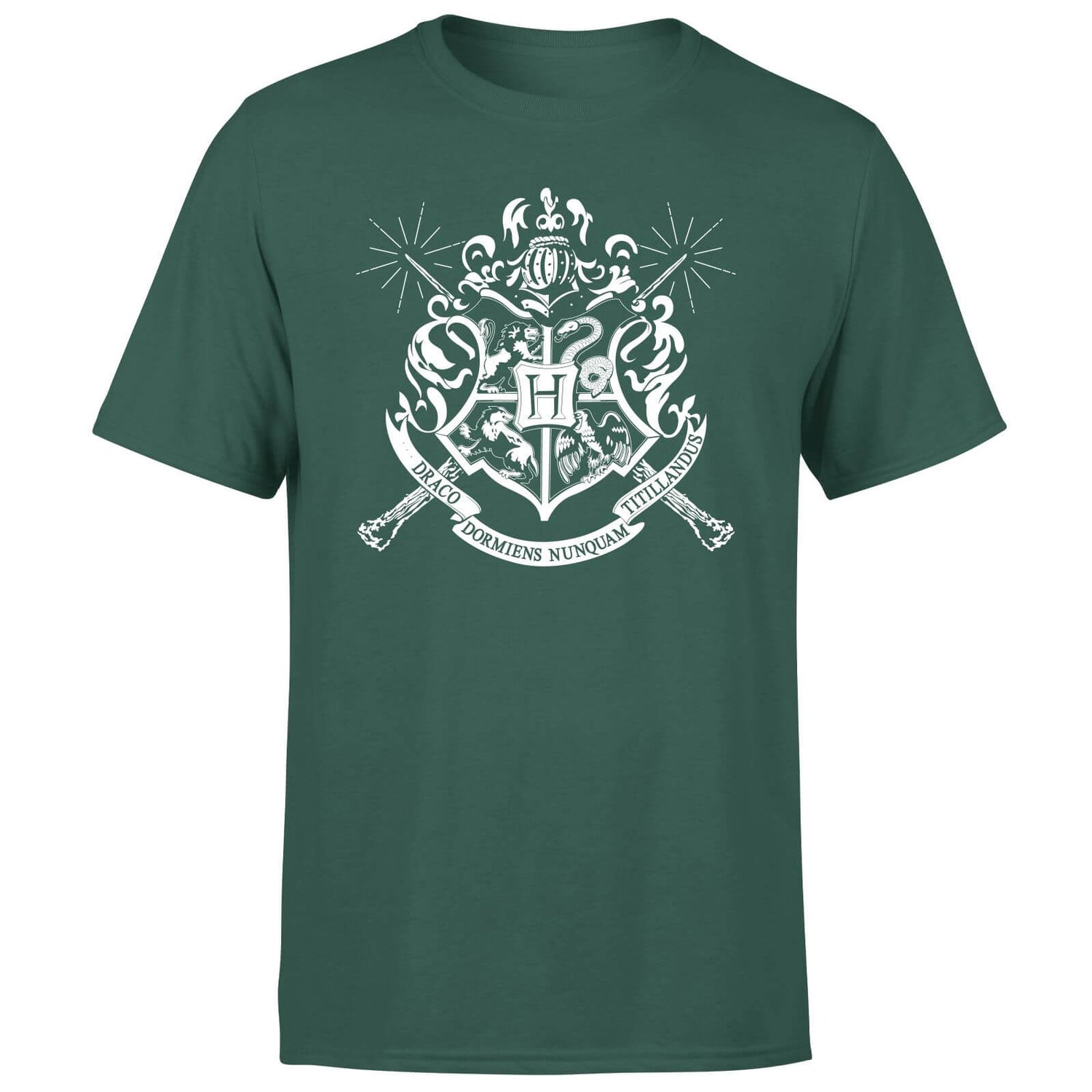 veeg Flash Aankoop Harry Potter Hogwarts House Crest Men's T-Shirt - Green Clothing - Zavvi  (日本)