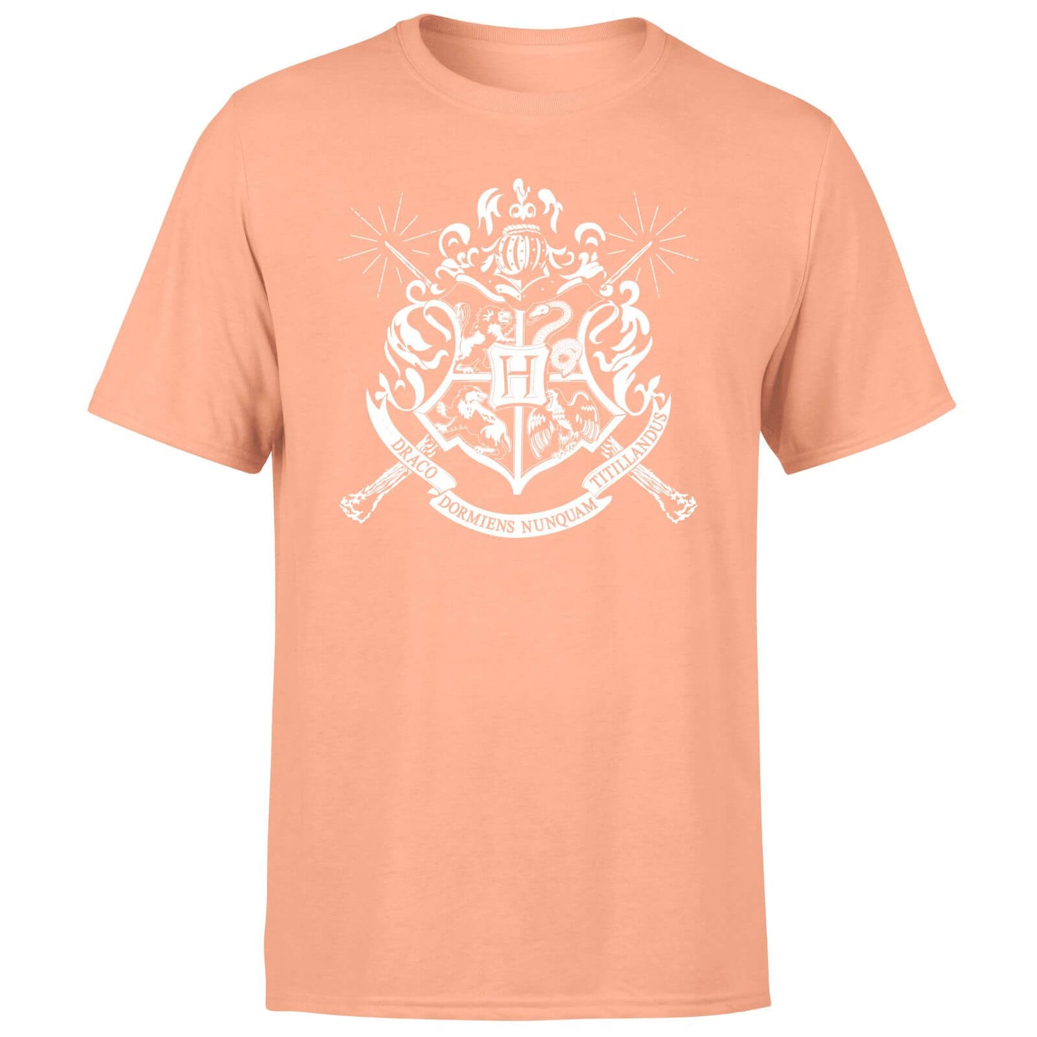 Harry Potter Hogwarts House Crest Men's T-Shirt - Coral