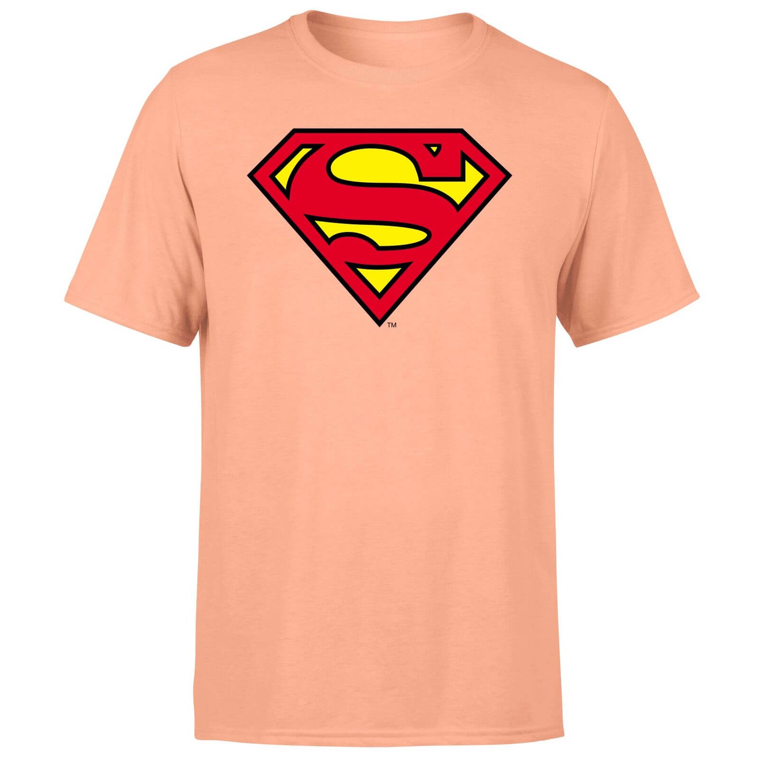 Official Superman Shield Men's T-Shirt - Coral
