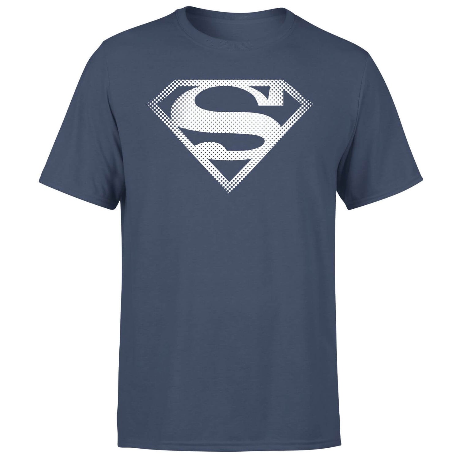 Superman Spot Logo Men's T-Shirt - Navy