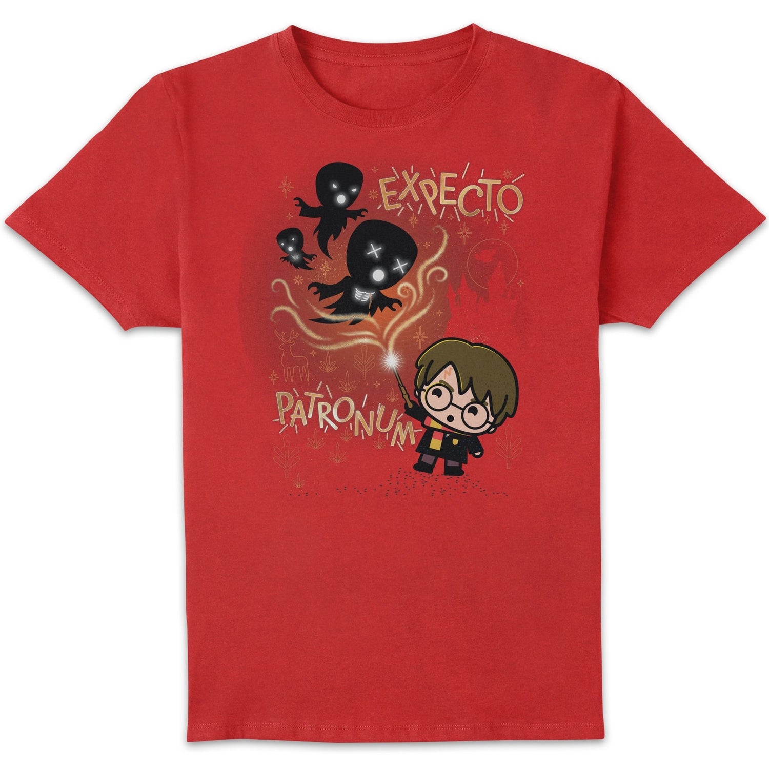 Harry Potter Kids Expecto Patronum Men's T-Shirt - Red