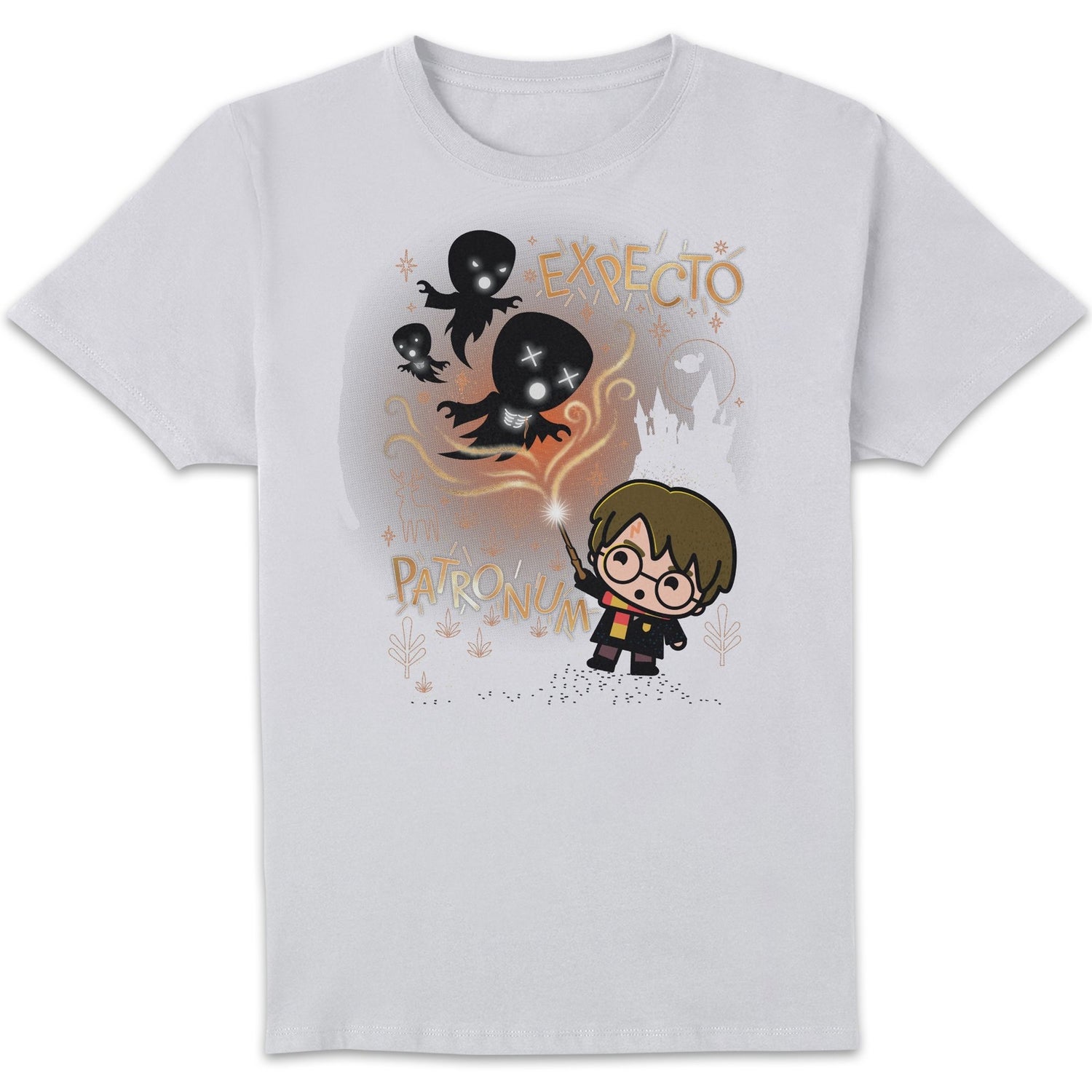Harry Potter Kids Expecto Patronum Men's T-Shirt - White
