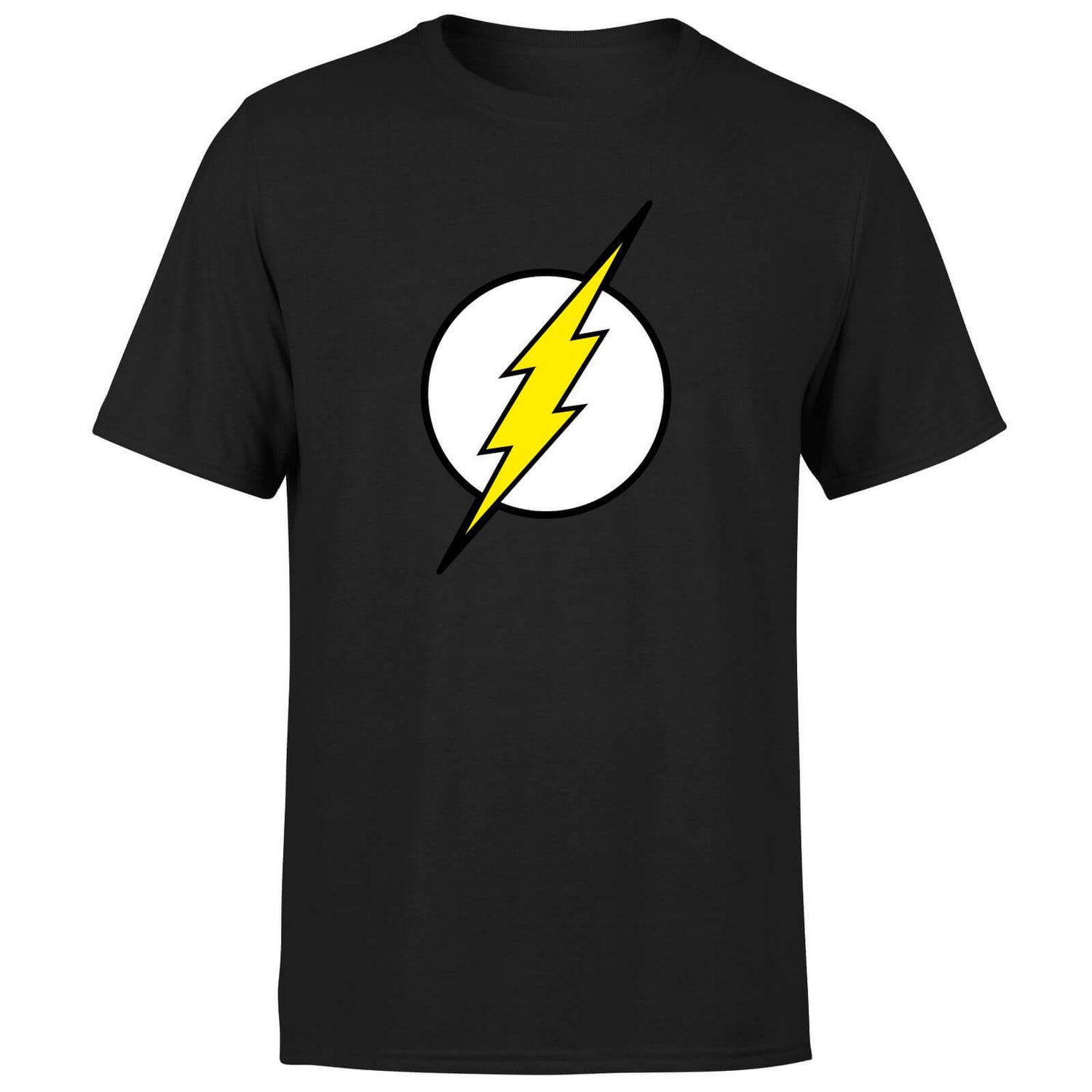 Justice League Flash Logo Men's T-Shirt - Black