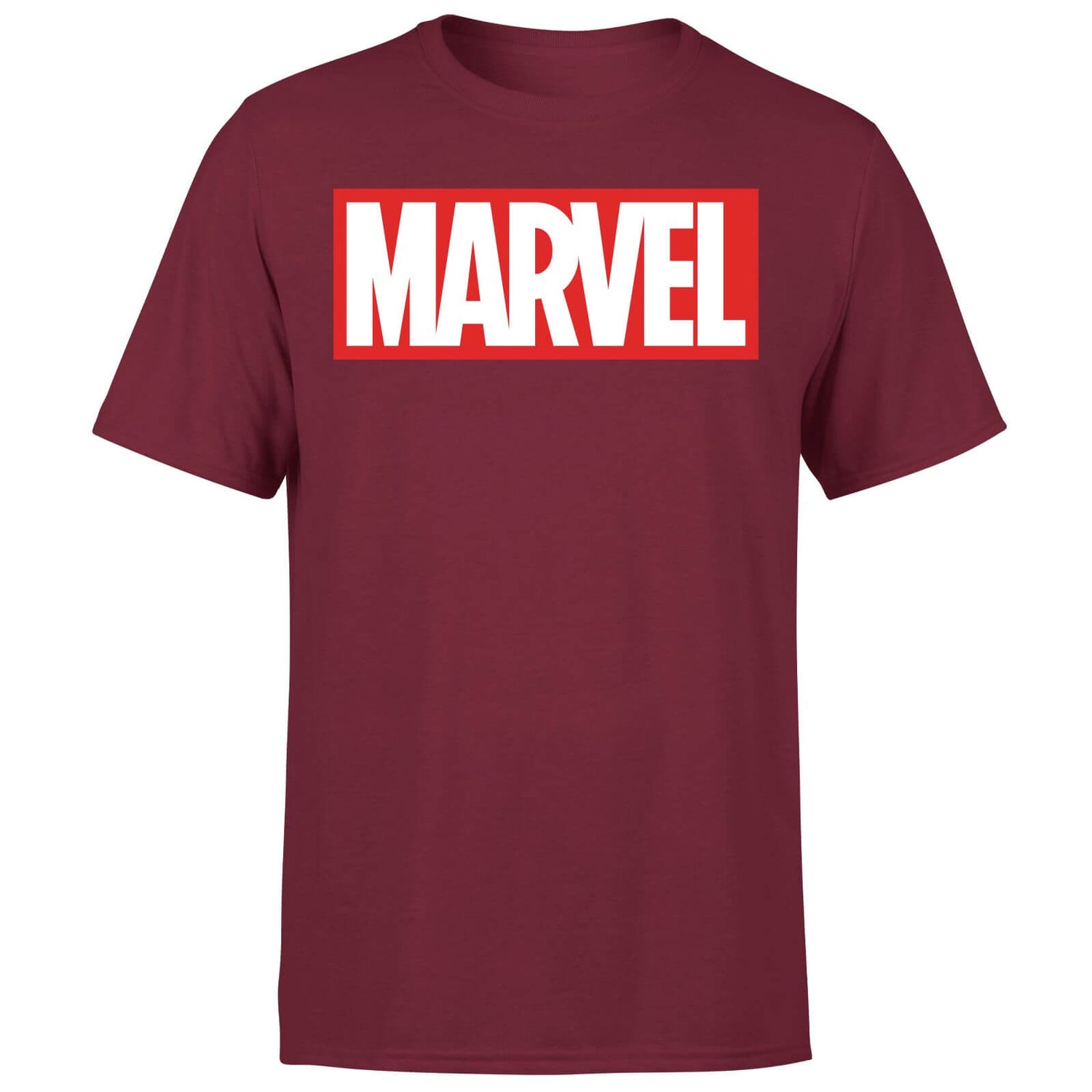 Marvel Logo Men's T-Shirt - Burgundy