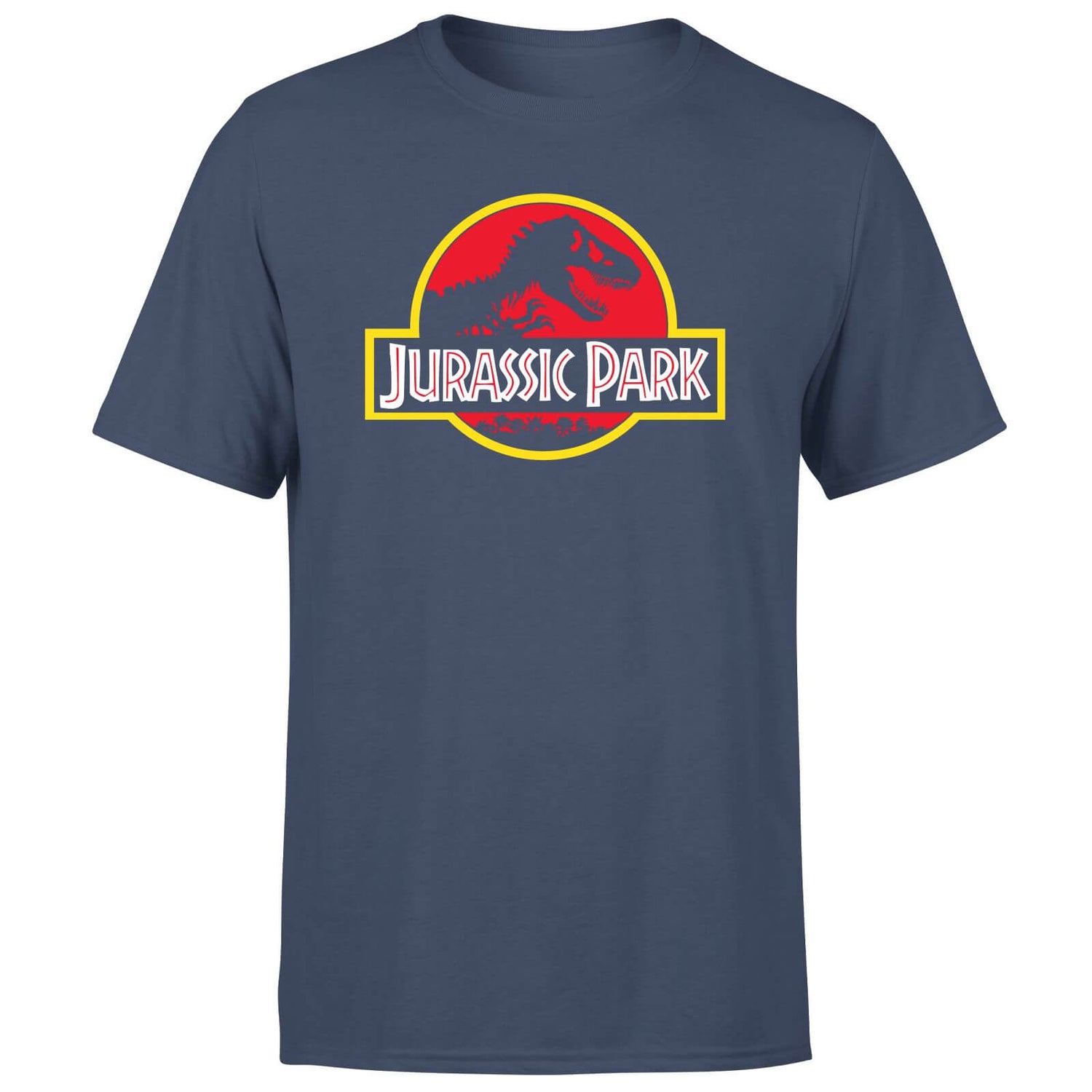 Jurassic Park Logo Men's T-Shirt - Navy