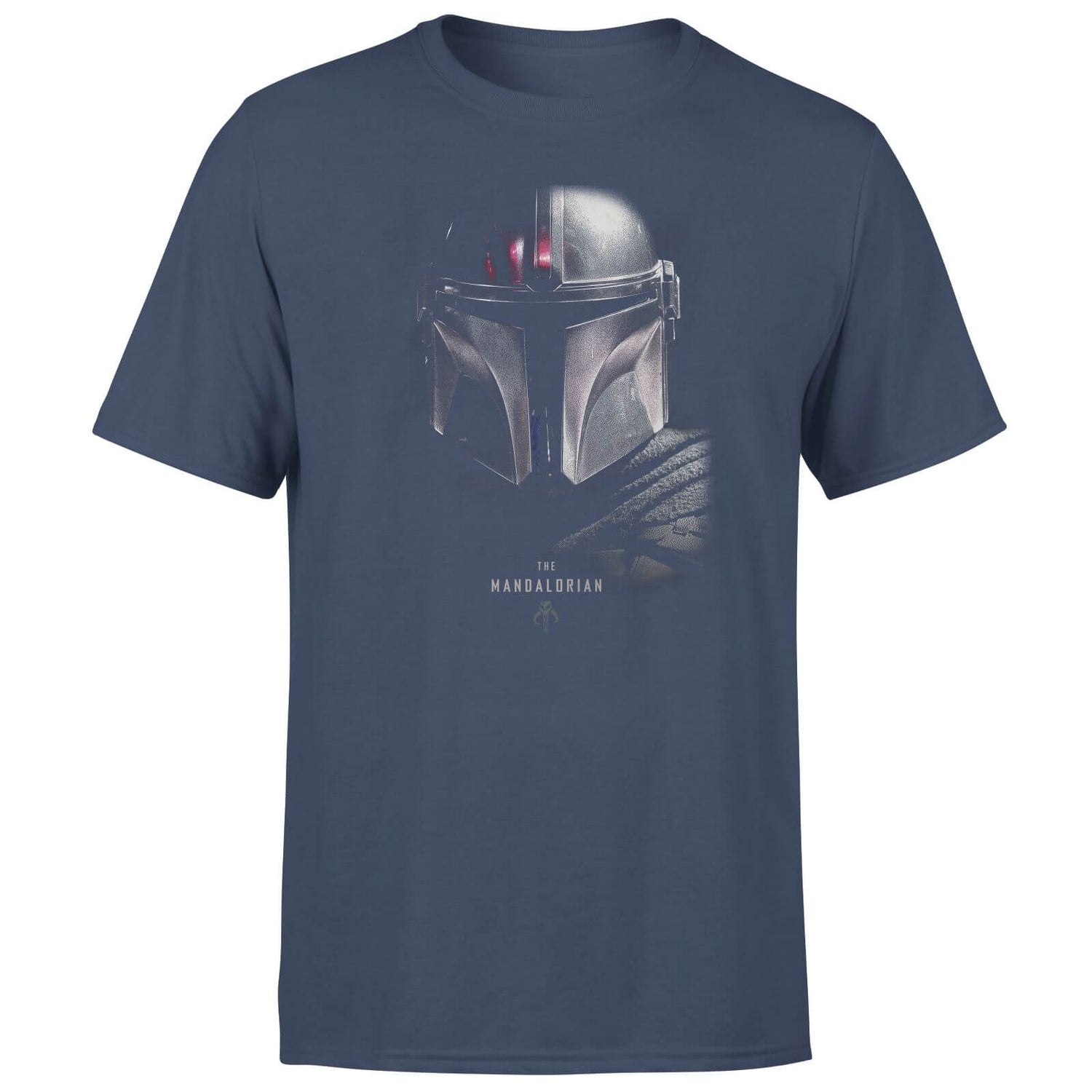Star Wars The Mandalorian Poster Men's T-Shirt - Navy