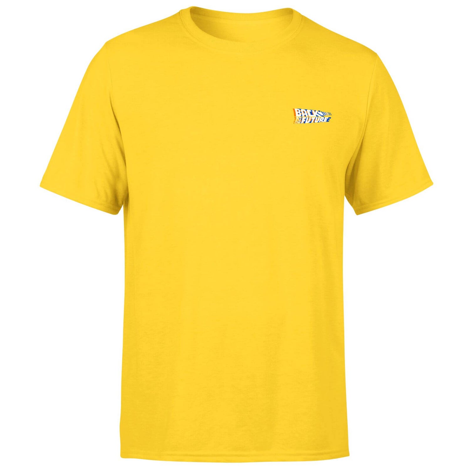 Back To The Future Men's T-Shirt - Yellow