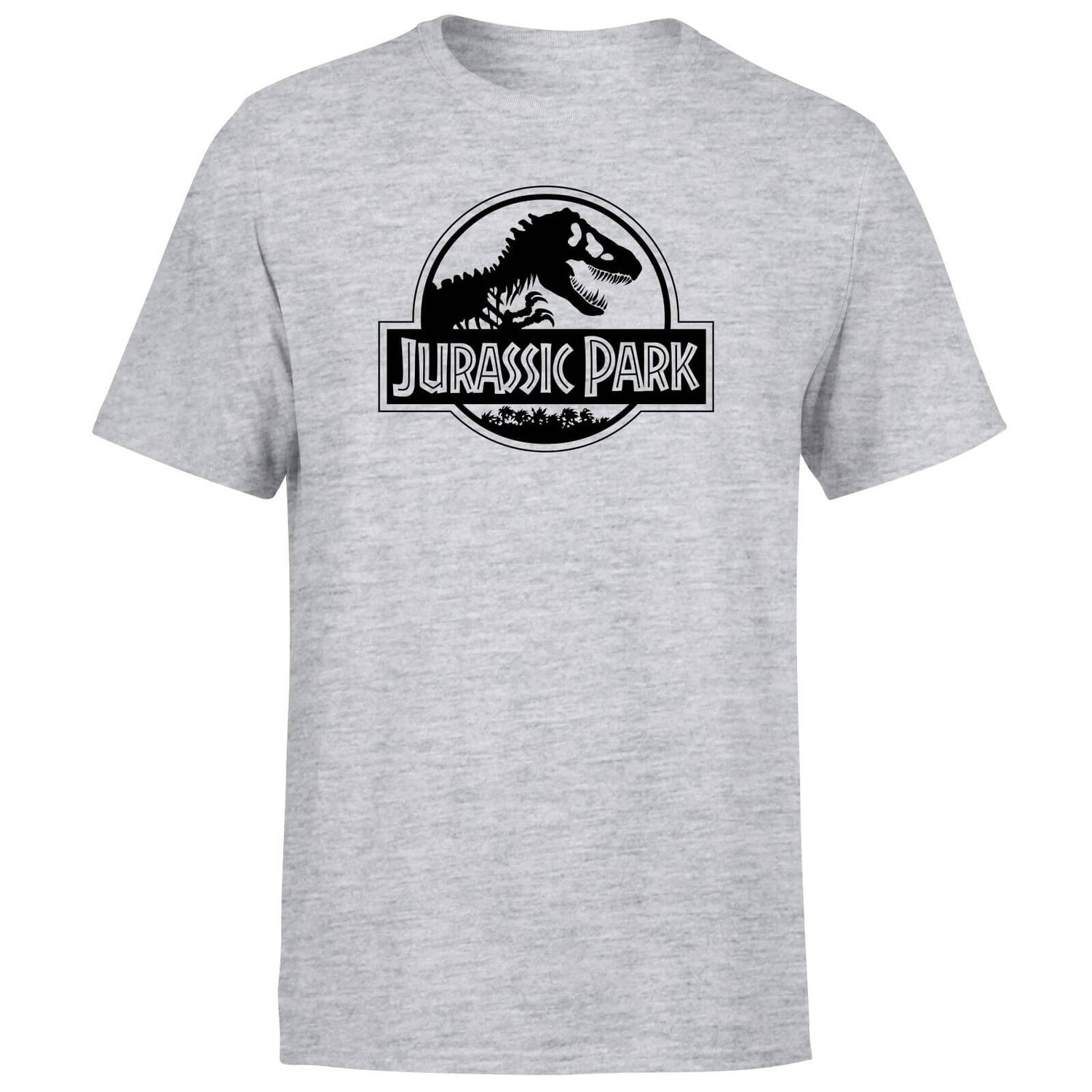 Jurassic Park Logo Men's T-Shirt - Grey