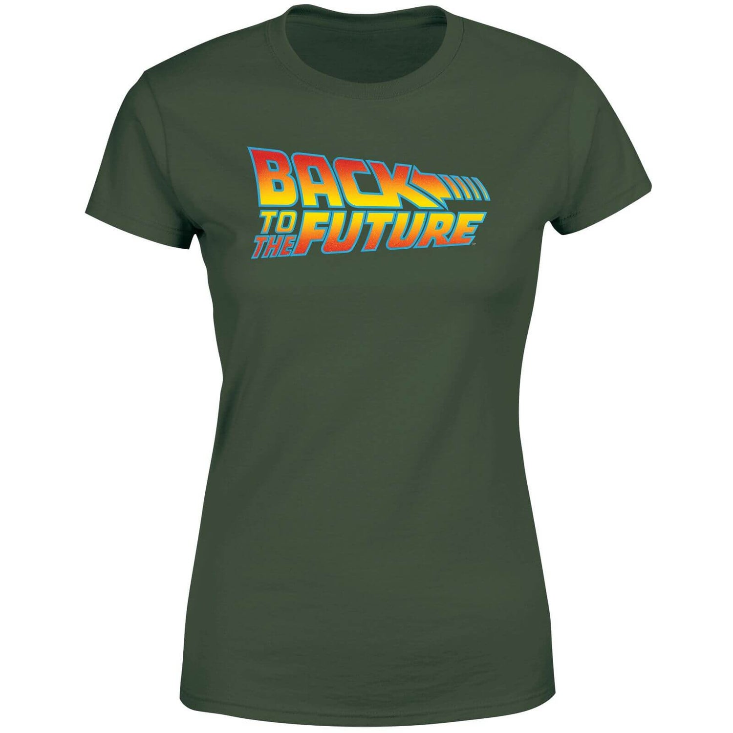 Back To The Future Classic Logo Women's T-Shirt - Green