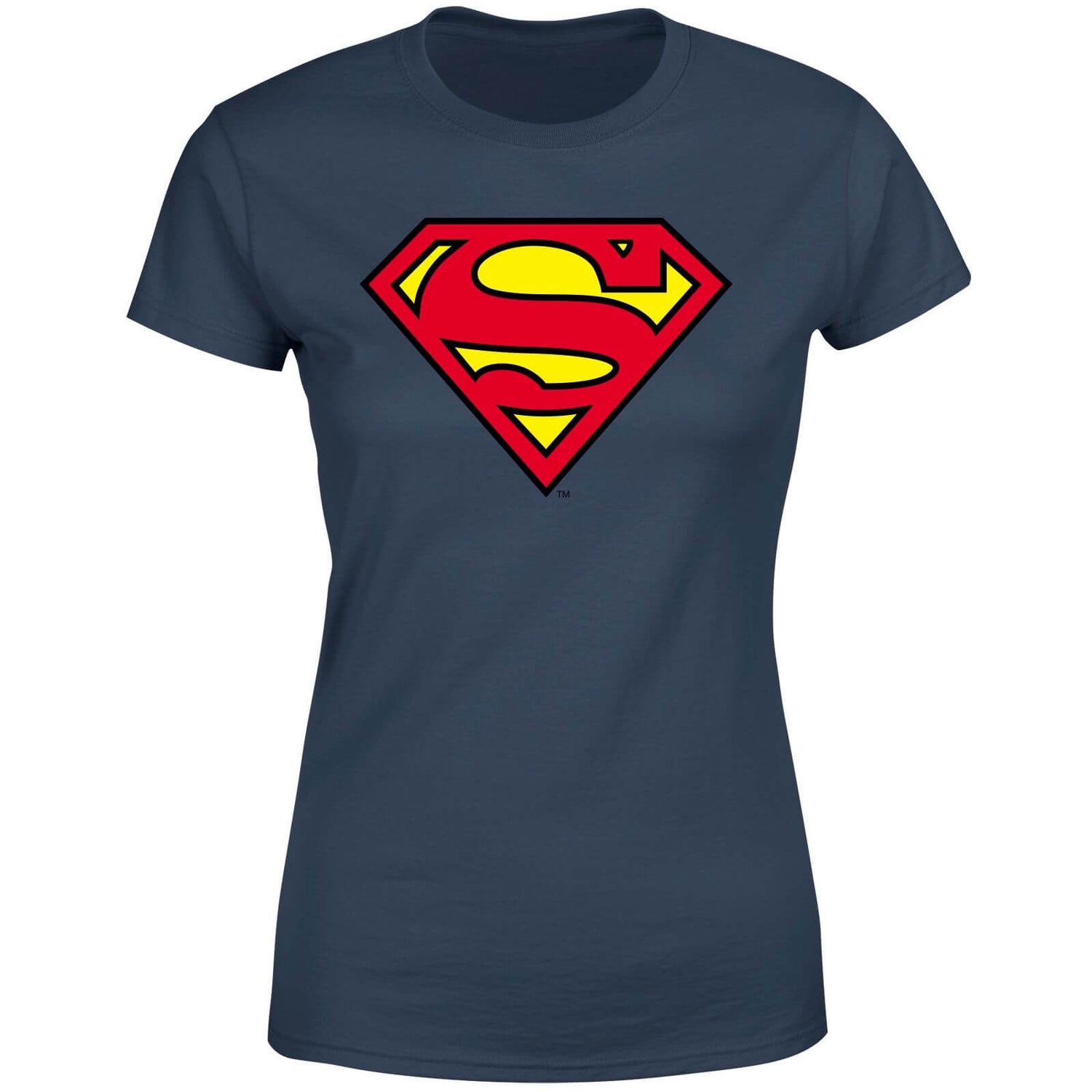 Official Superman Shield Women's T-Shirt - Navy
