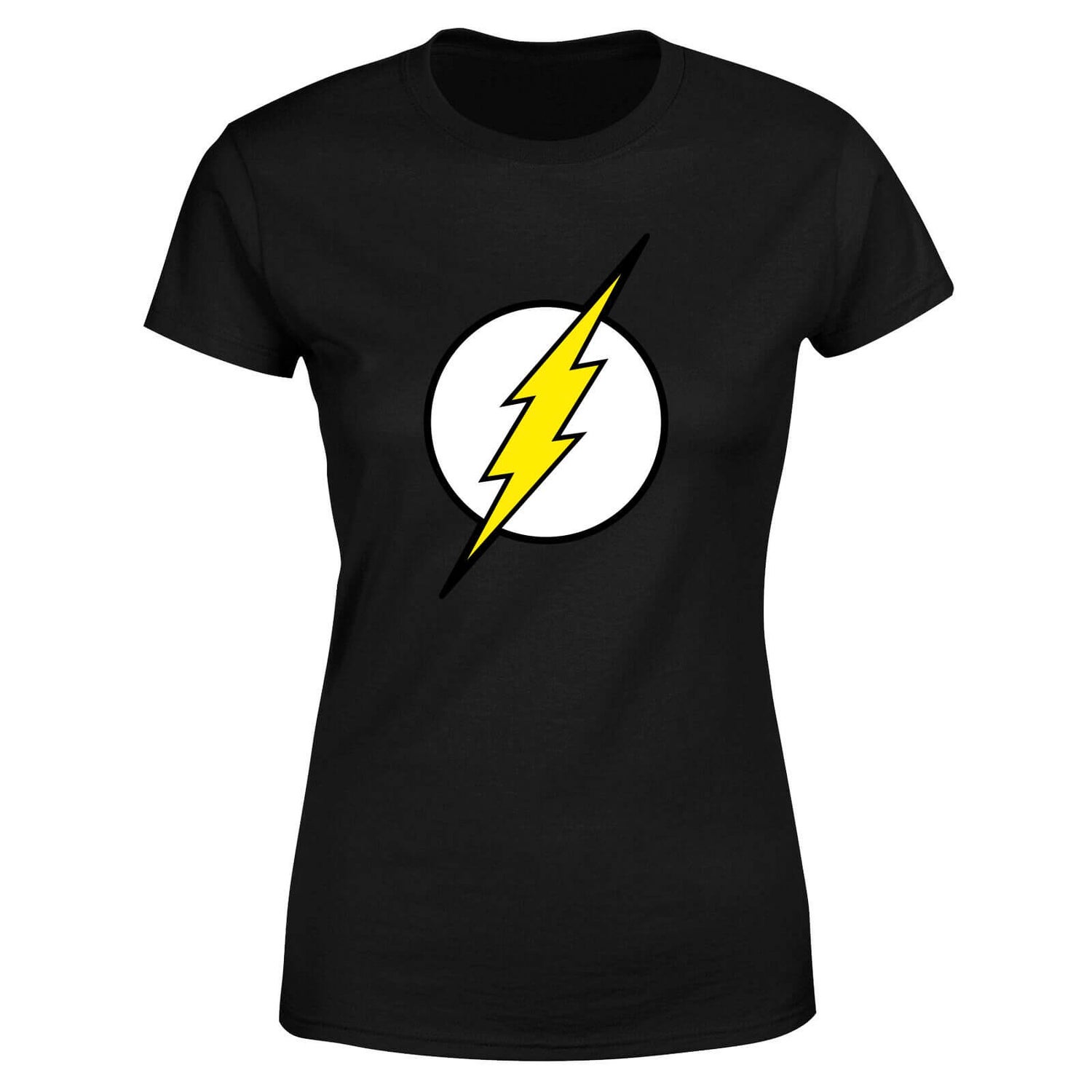 Justice League Flash Logo Women's T-Shirt - Black