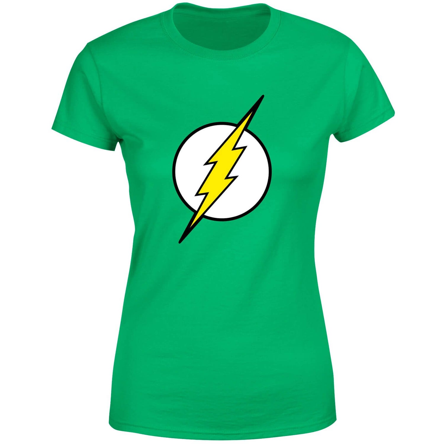 Justice League Flash Logo Women's T-Shirt - Kelly Green