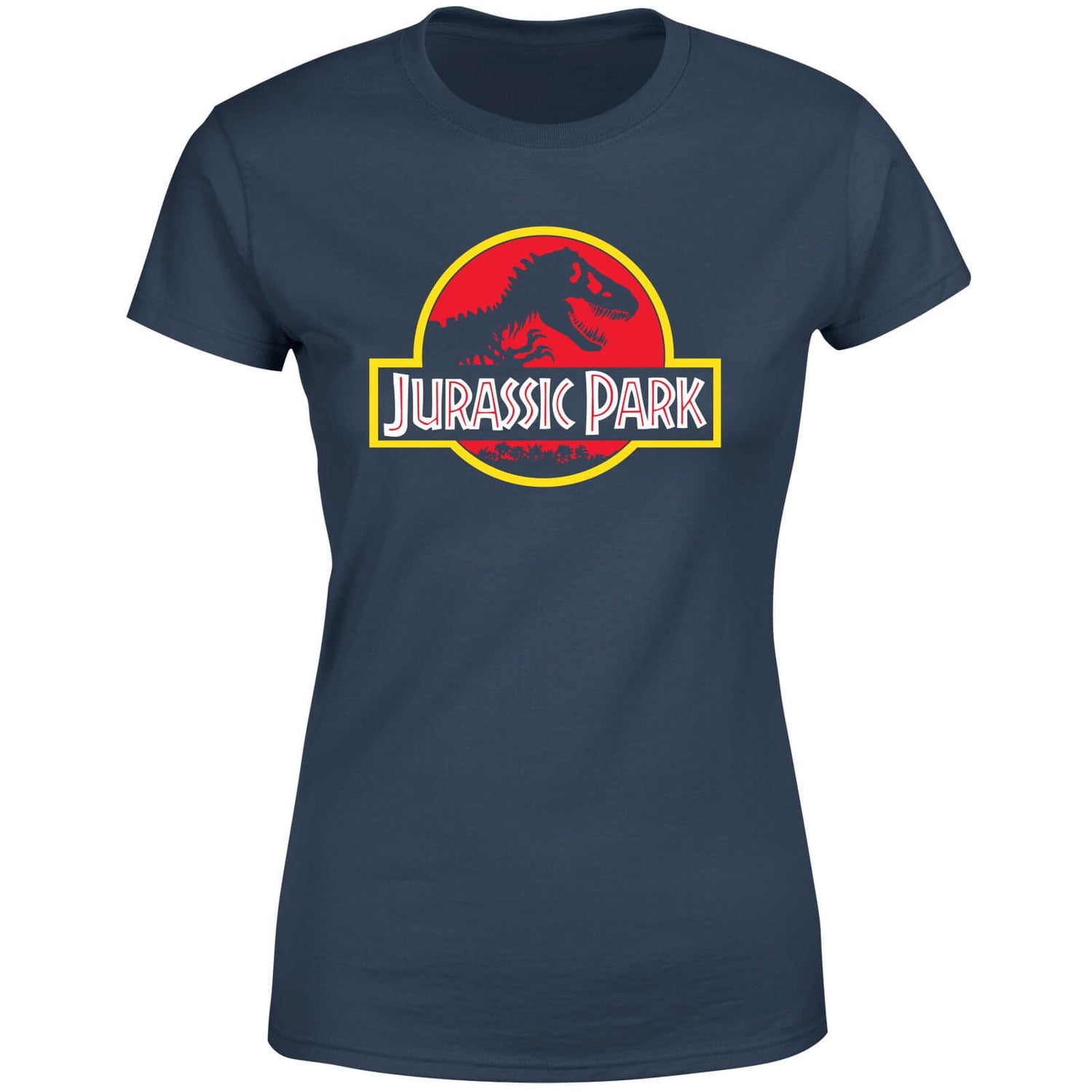 Jurassic Park Logo Women's T-Shirt - Navy