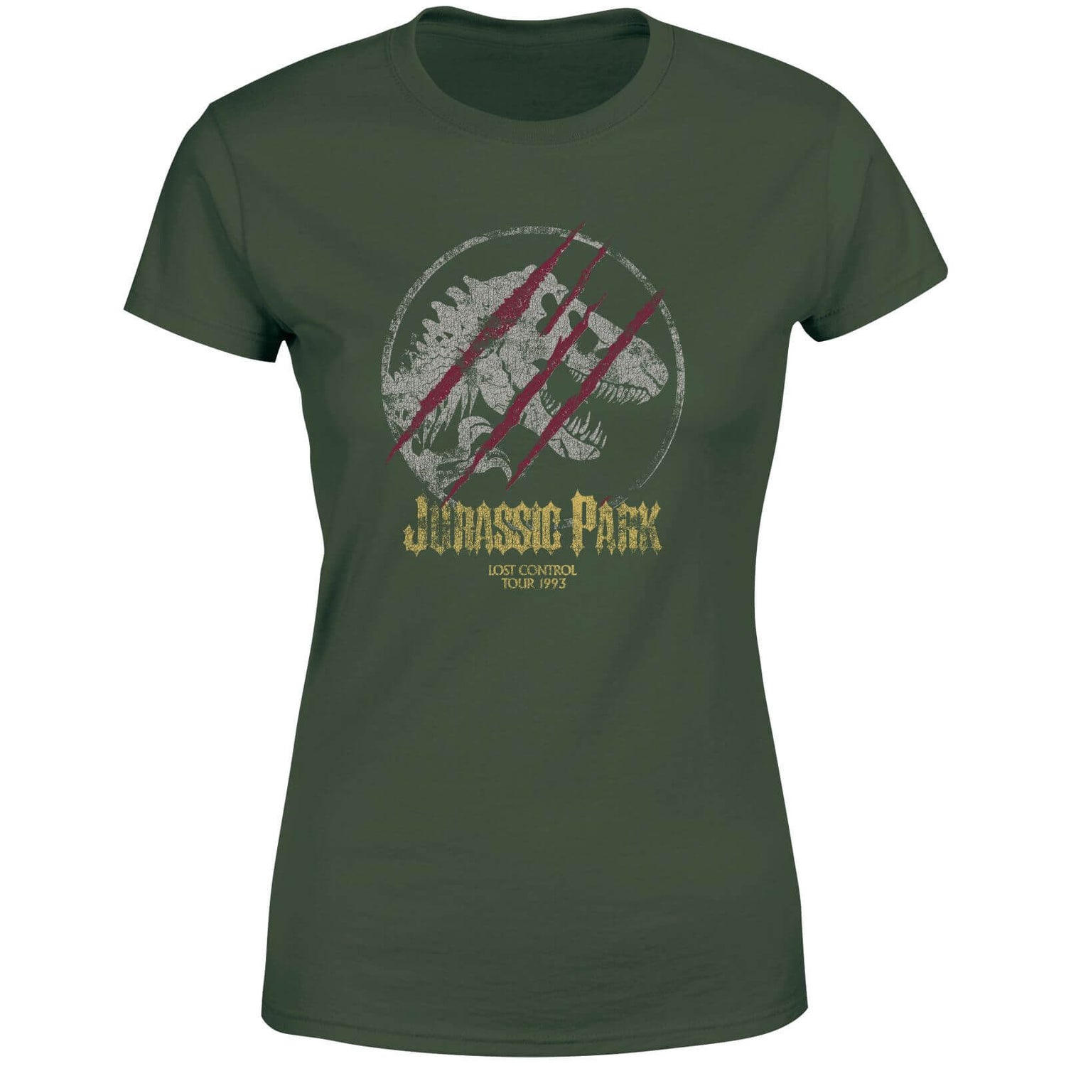 Jurassic Park Lost Control Women's T-Shirt - Green