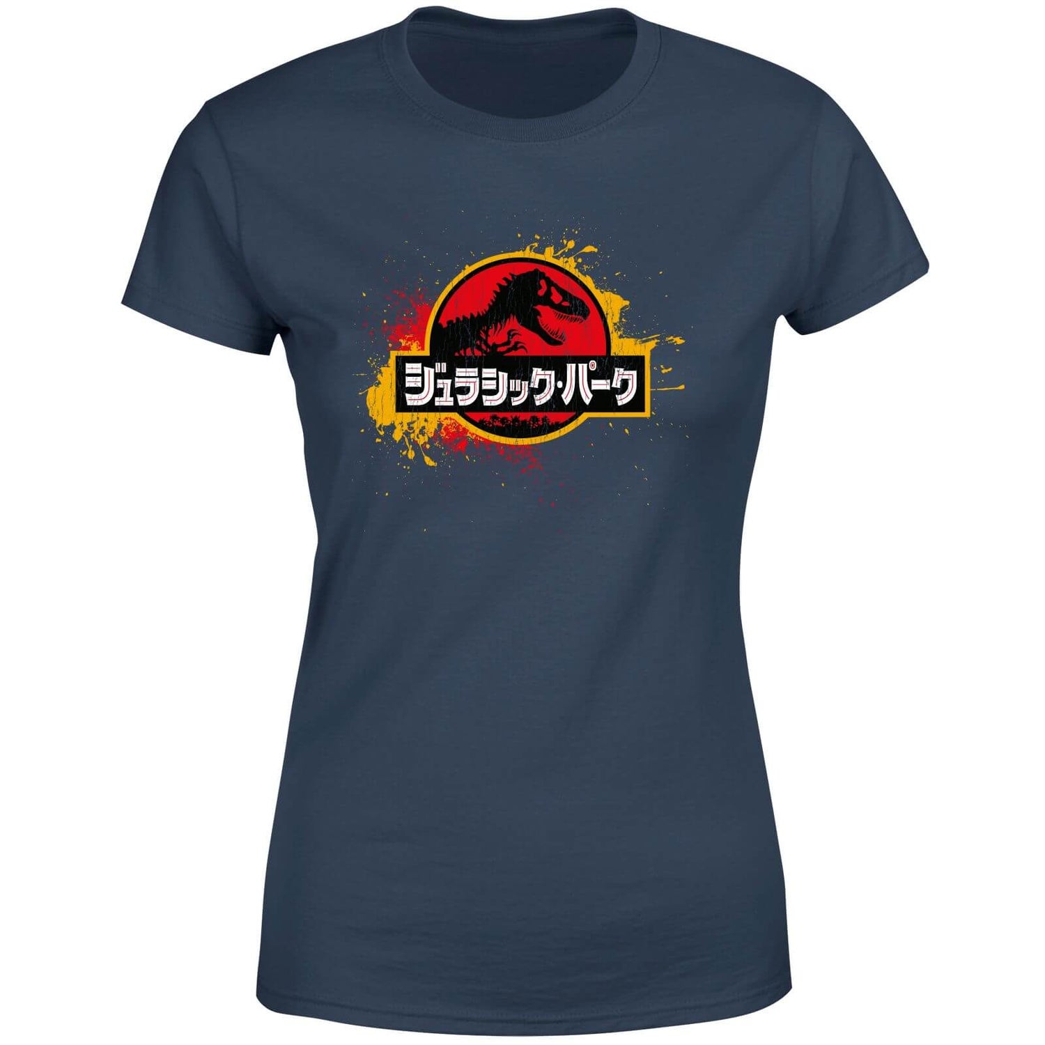 Jurassic Park Women's T-Shirt - Navy