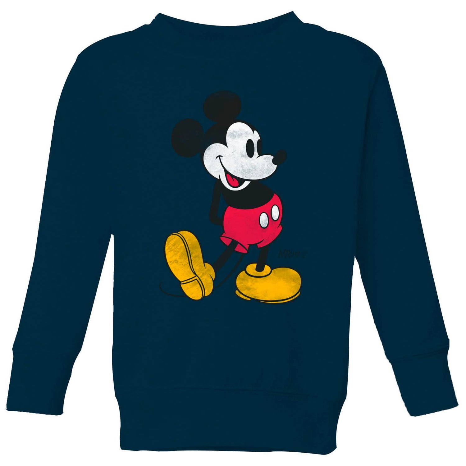 Disney Mickey Mouse Classic Kick Kids' Sweatshirt - Navy