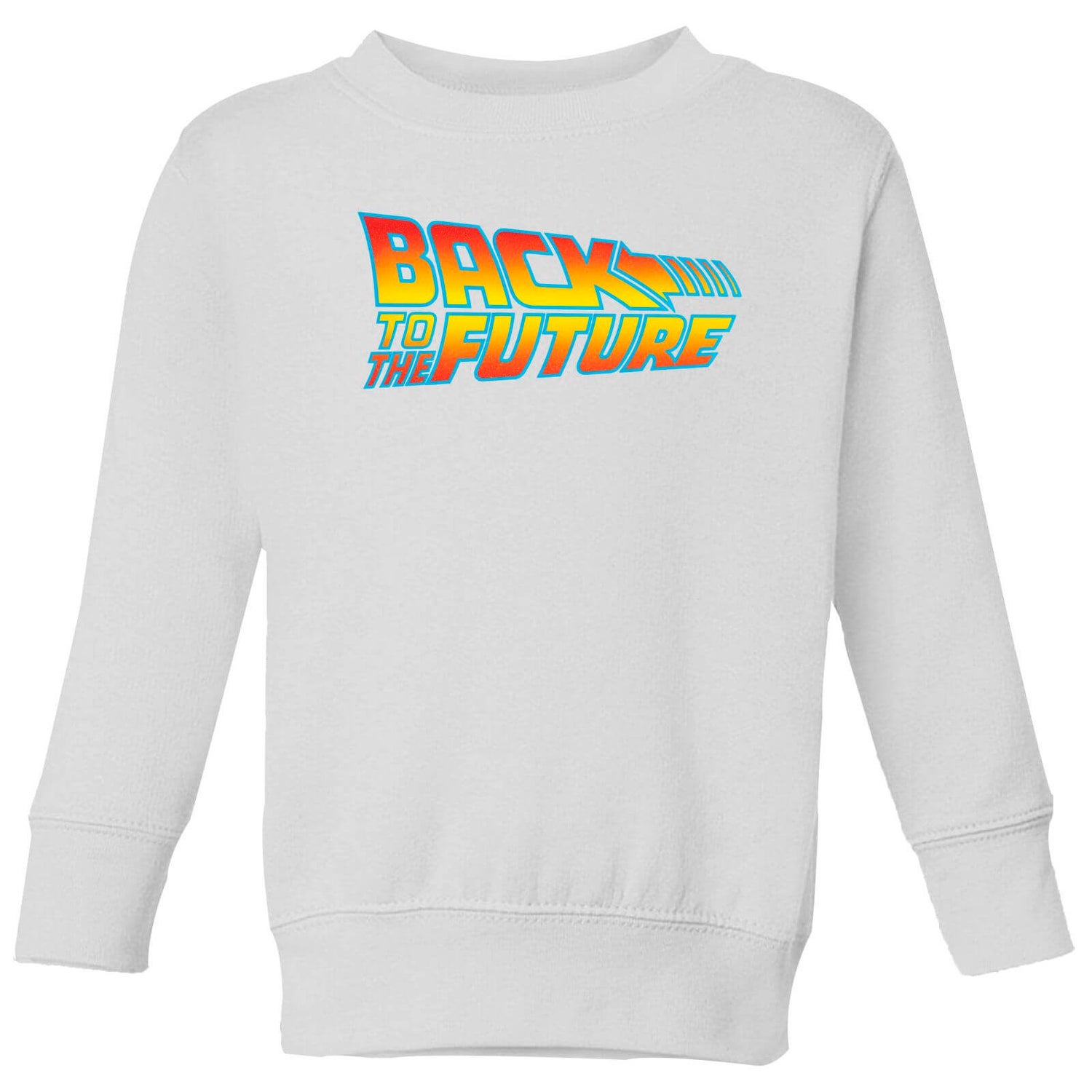 Back To The Future Classic Logo Kids' Sweatshirt - White
