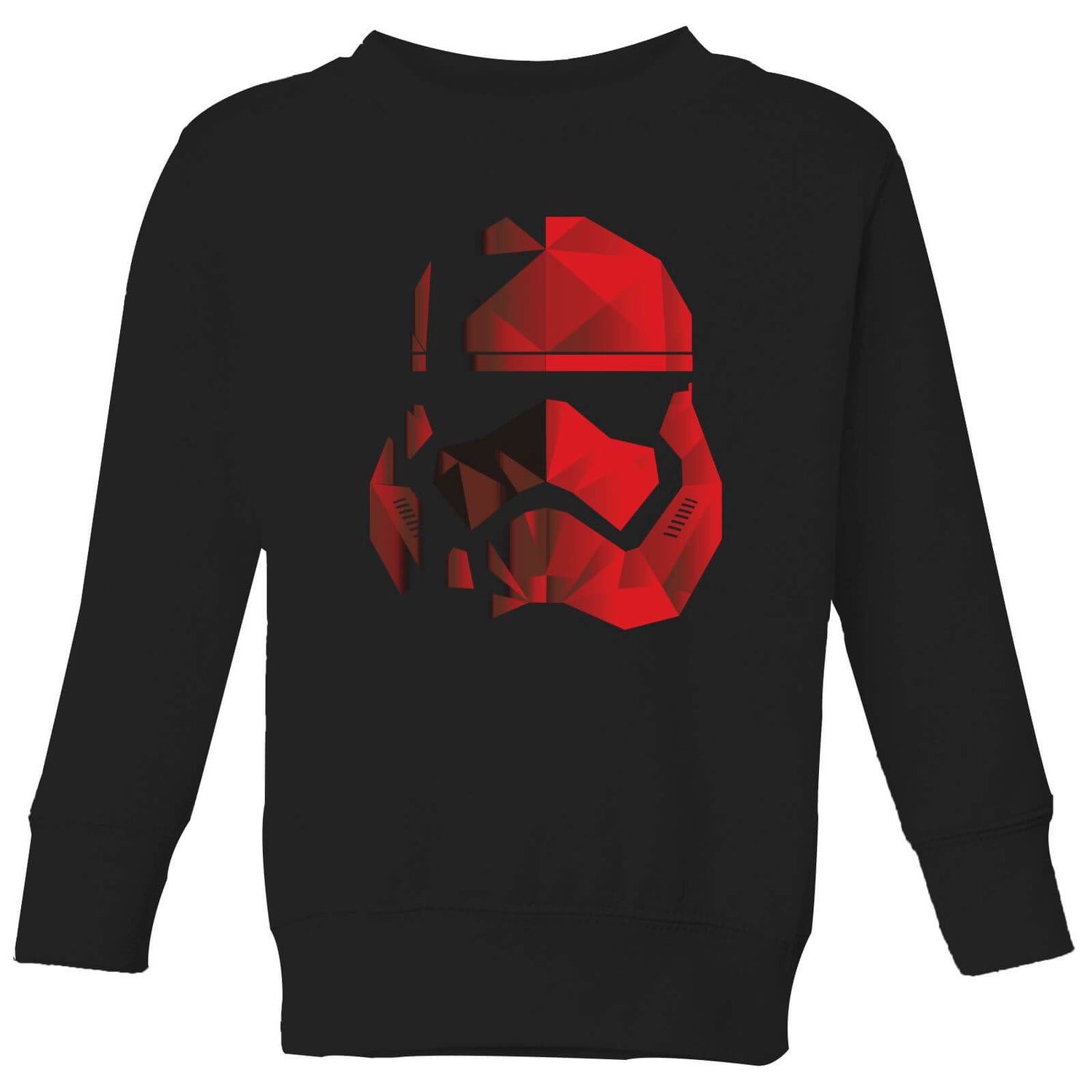 Sudadera para niños Jedi Cubist Trooper Helmet Negro - Negro