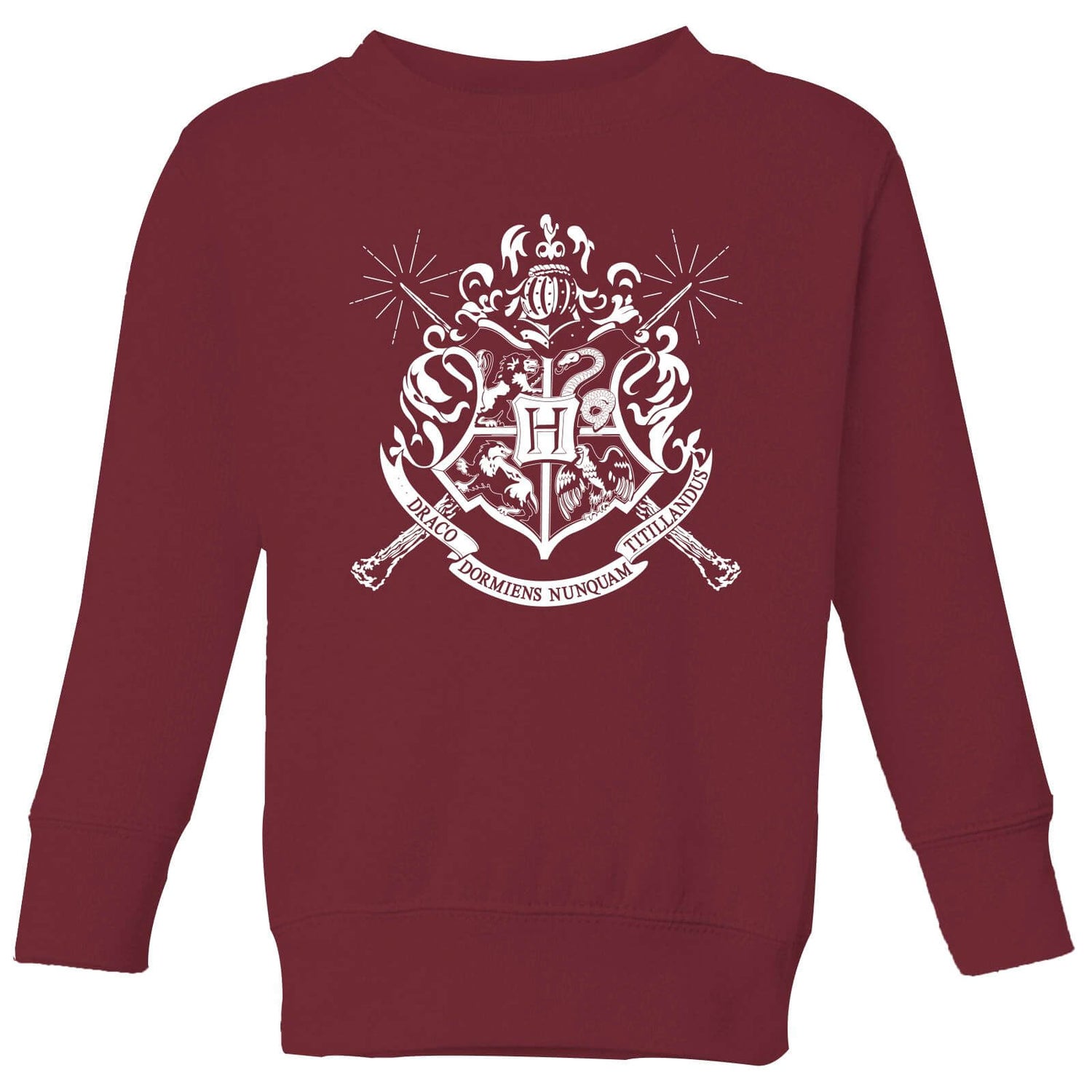 Harry Potter Hogwarts House Crest Kids' Sweatshirt - Burgundy