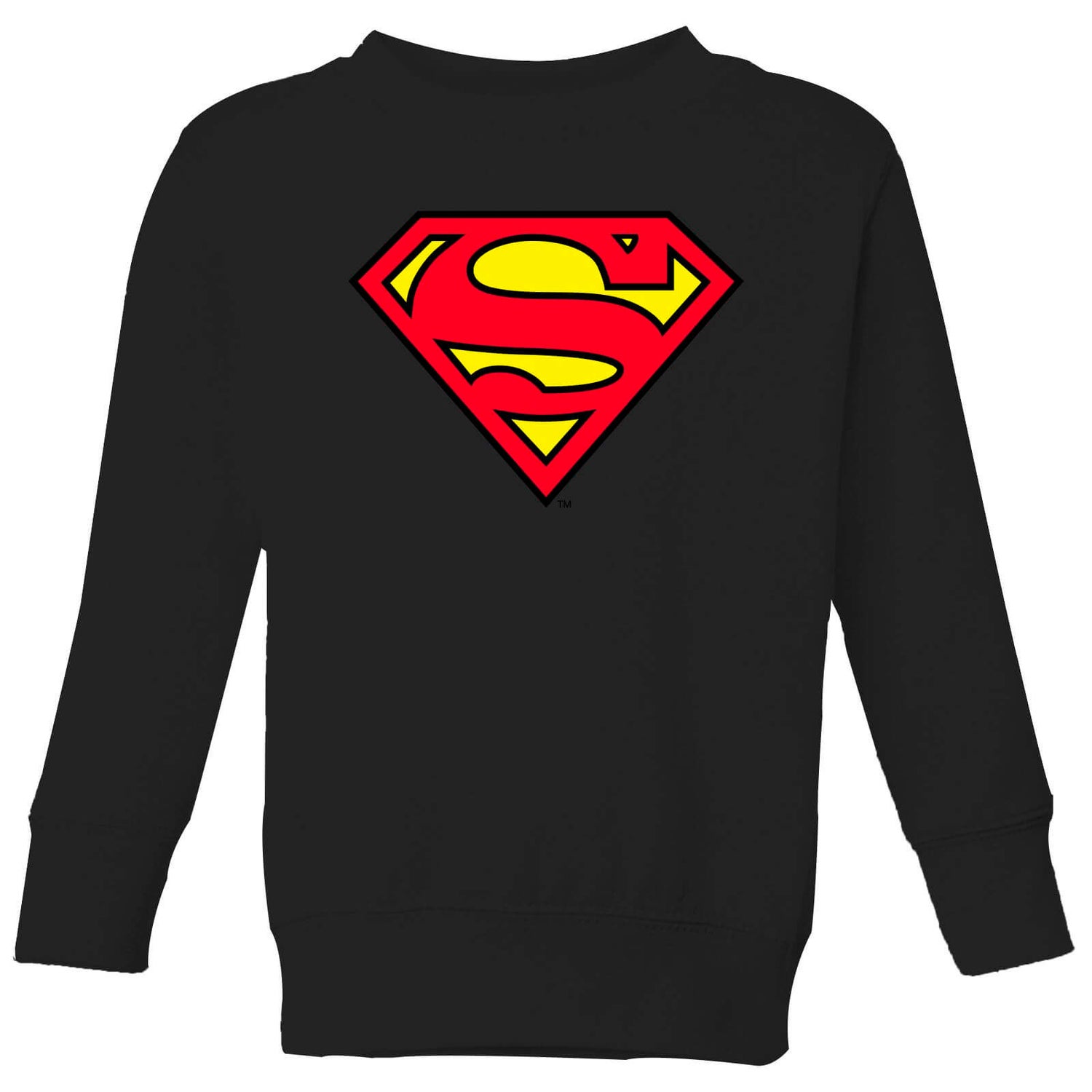 Official Superman Shield Kids' Sweatshirt - Black