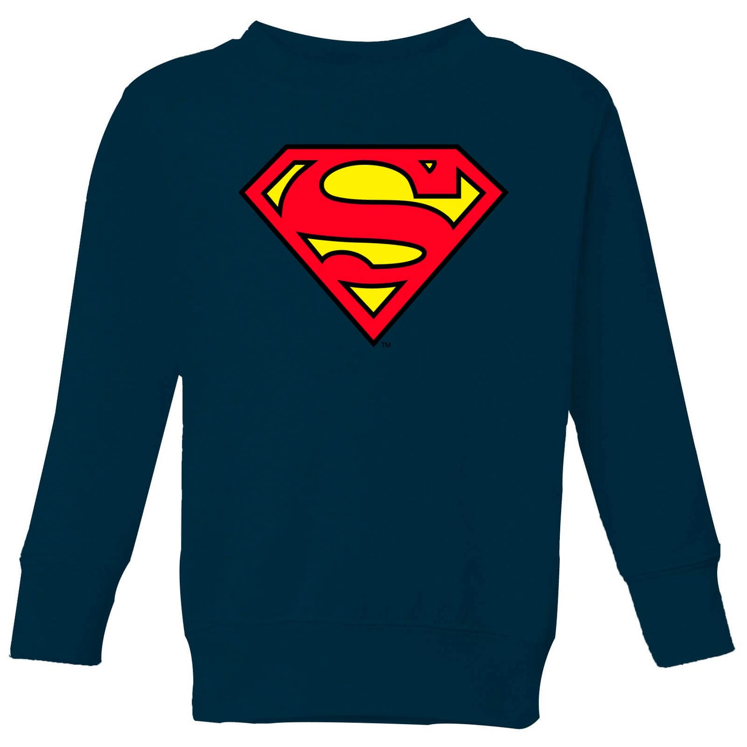 Official Superman Shield Kids' Sweatshirt - Navy