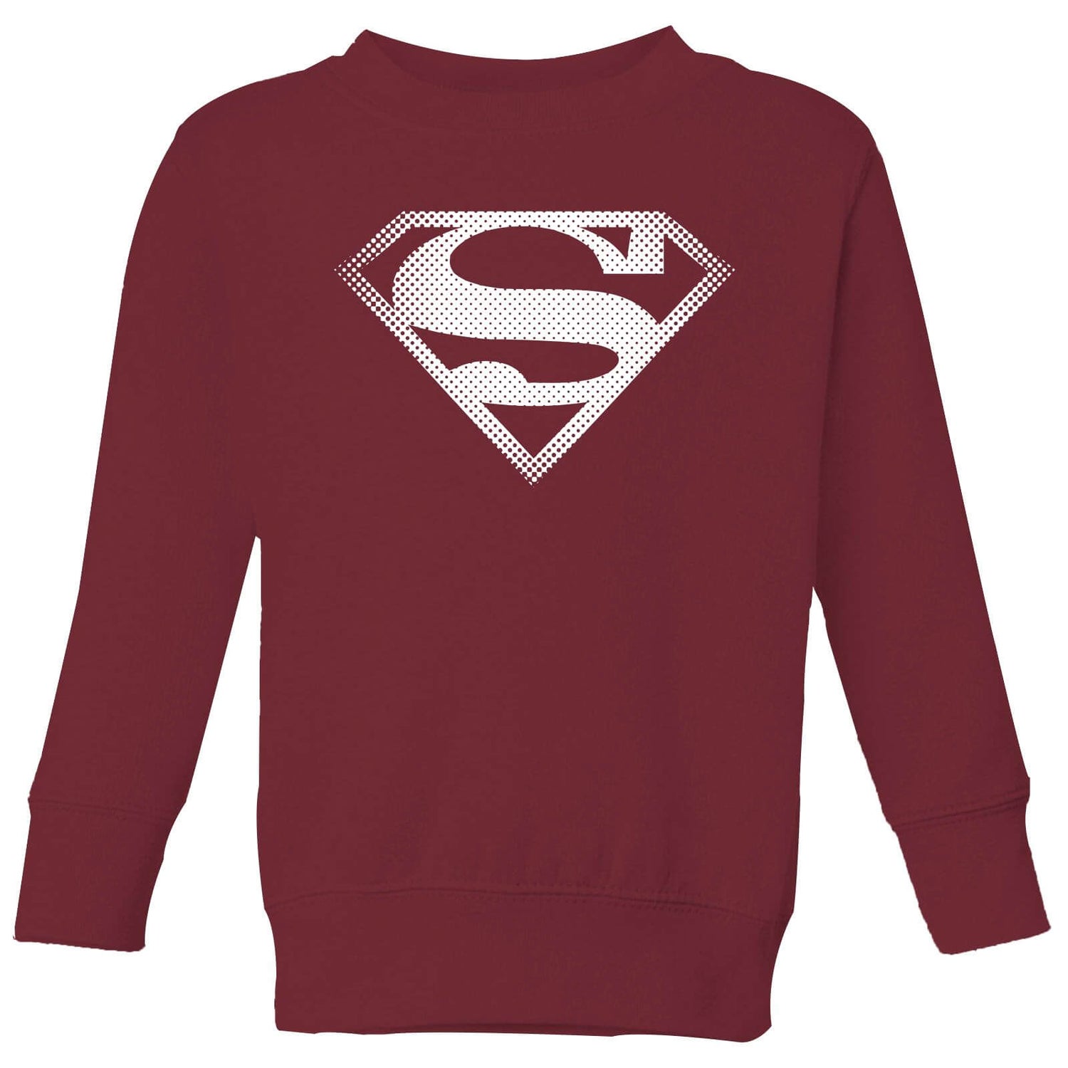 Superman Spot Logo Kids' Sweatshirt - Burgundy