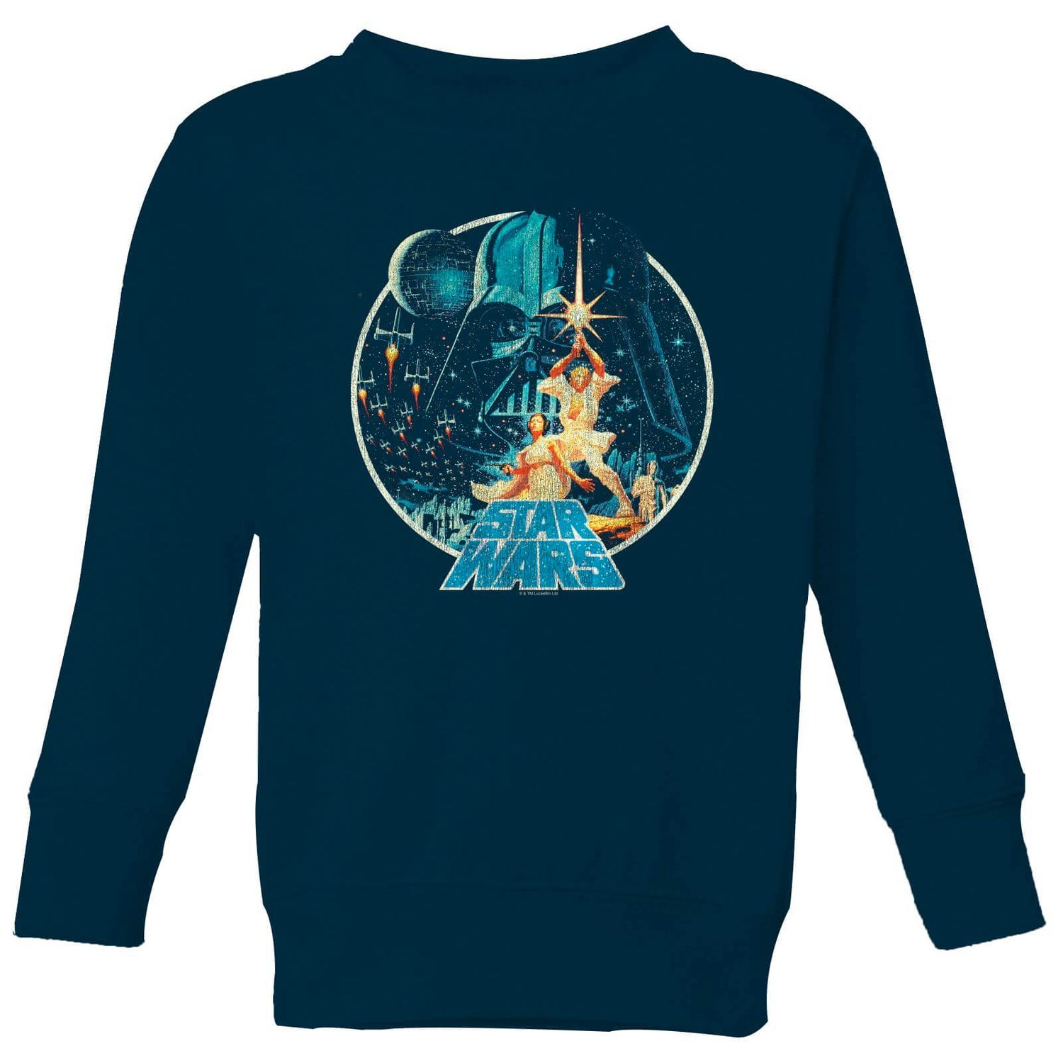 Star Wars Classic Vintage Victory Kids' Sweatshirt - Navy