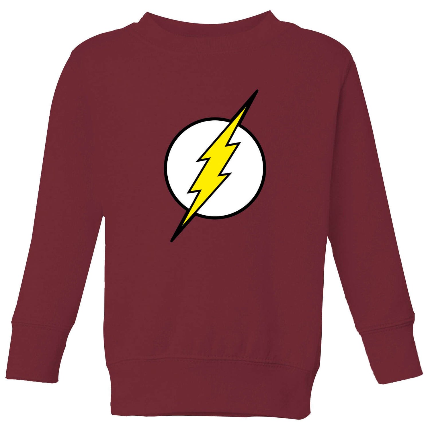 Justice League Flash Logo Kids' Sweatshirt - Burgundy