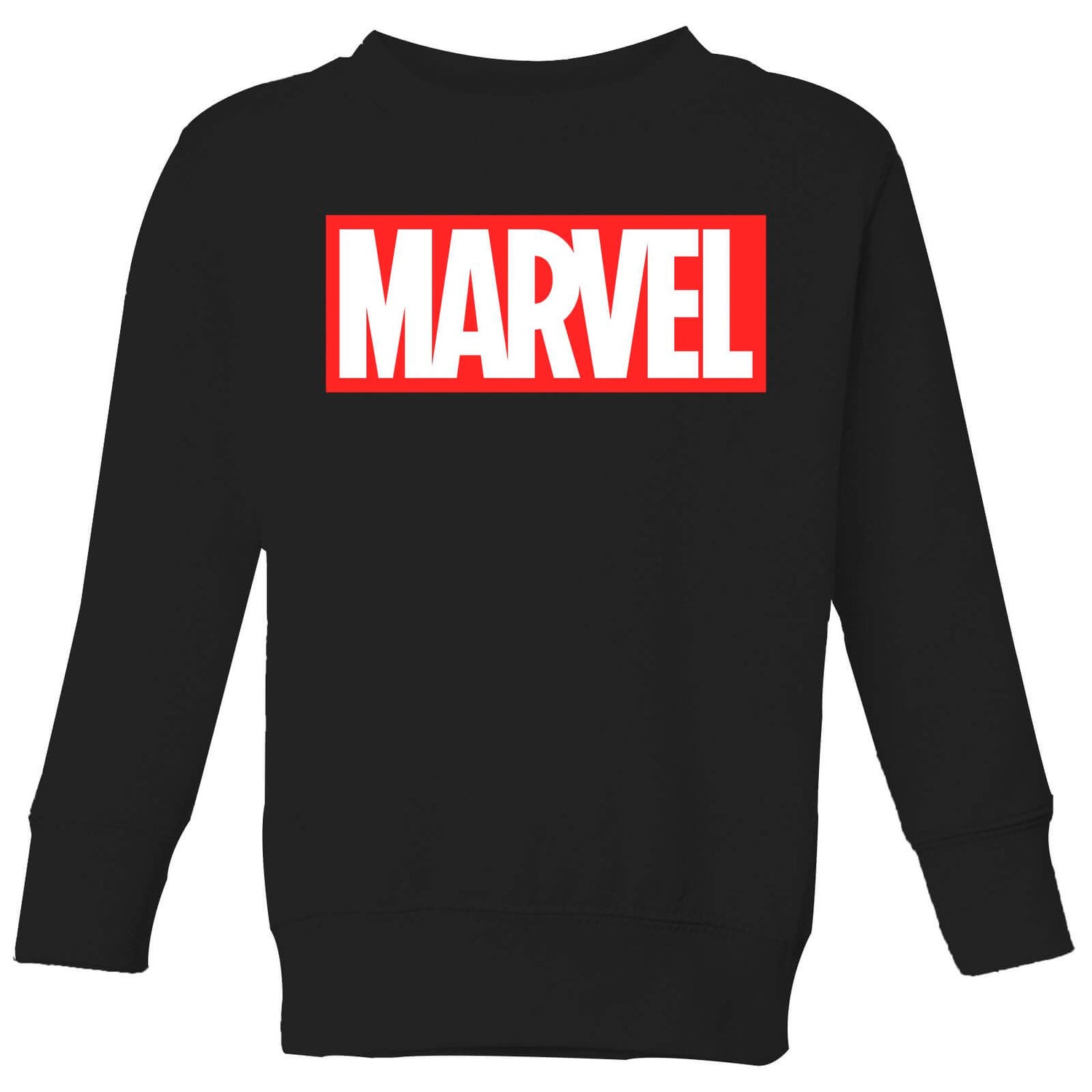 Marvel Logo Kids Sweatshirt Black Clothing Zavvi US