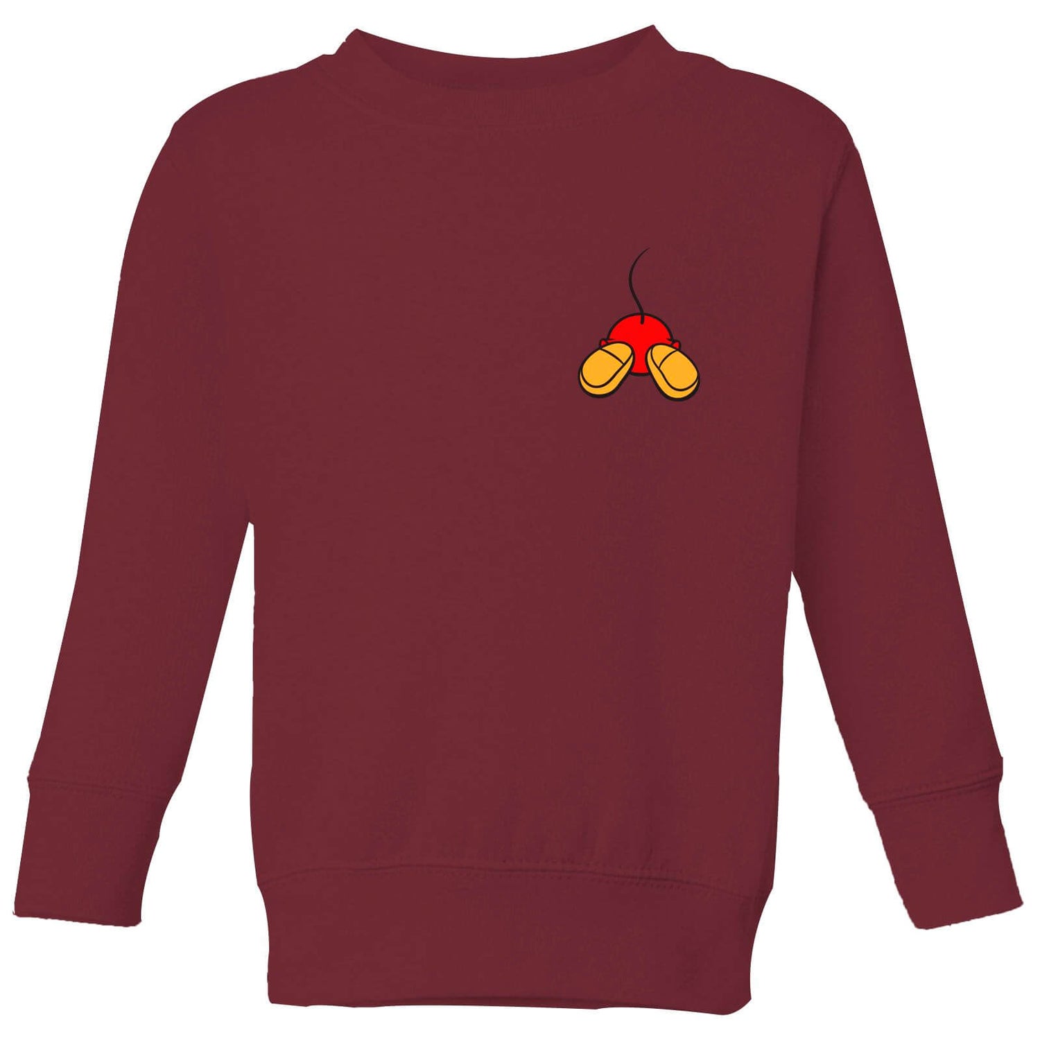Disney Mickey Mouse Backside Kids' Sweatshirt - Burgundy