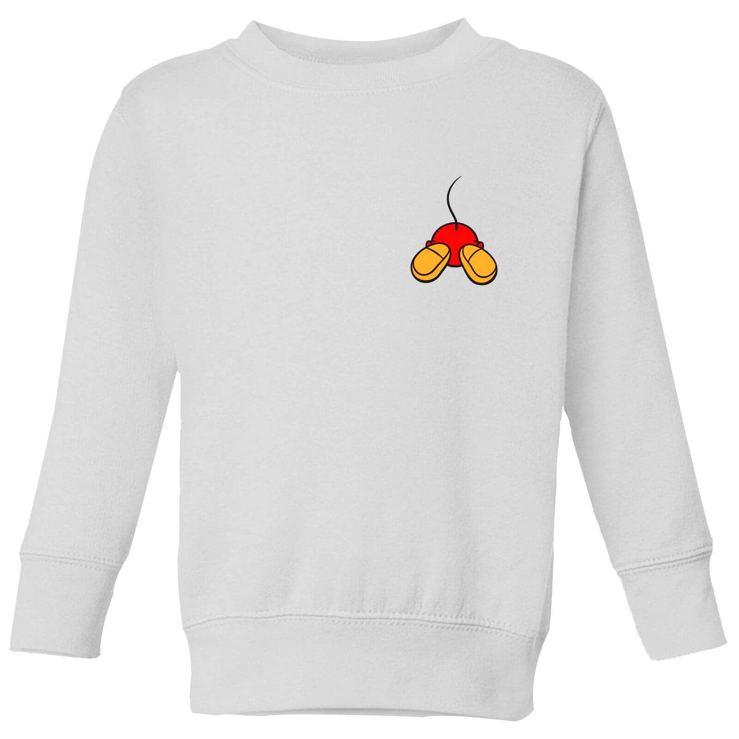 Disney Mickey Mouse Backside Kids' Sweatshirt - White