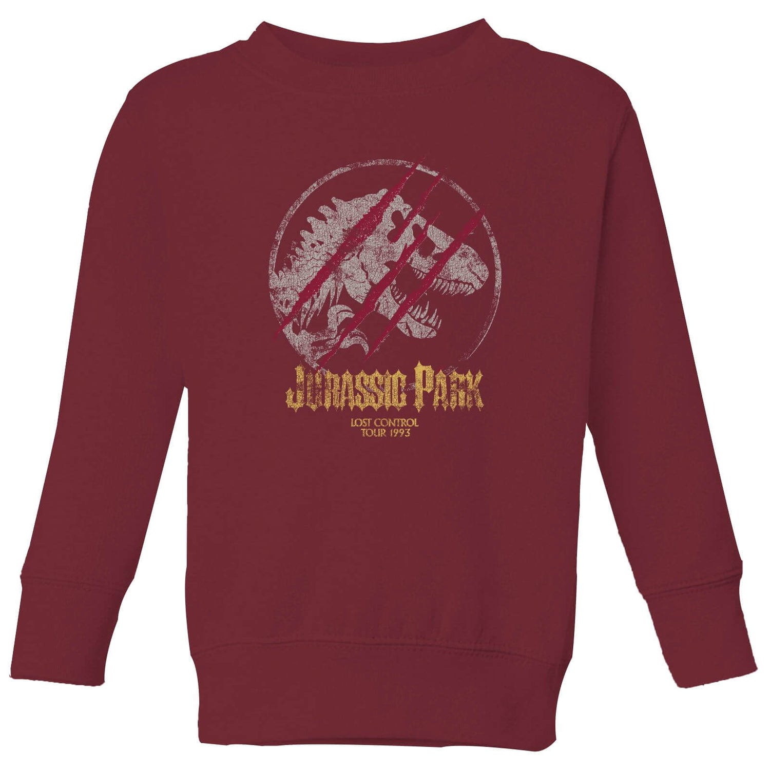 Jurassic Park Lost Control Kids' Sweatshirt - Burgundy