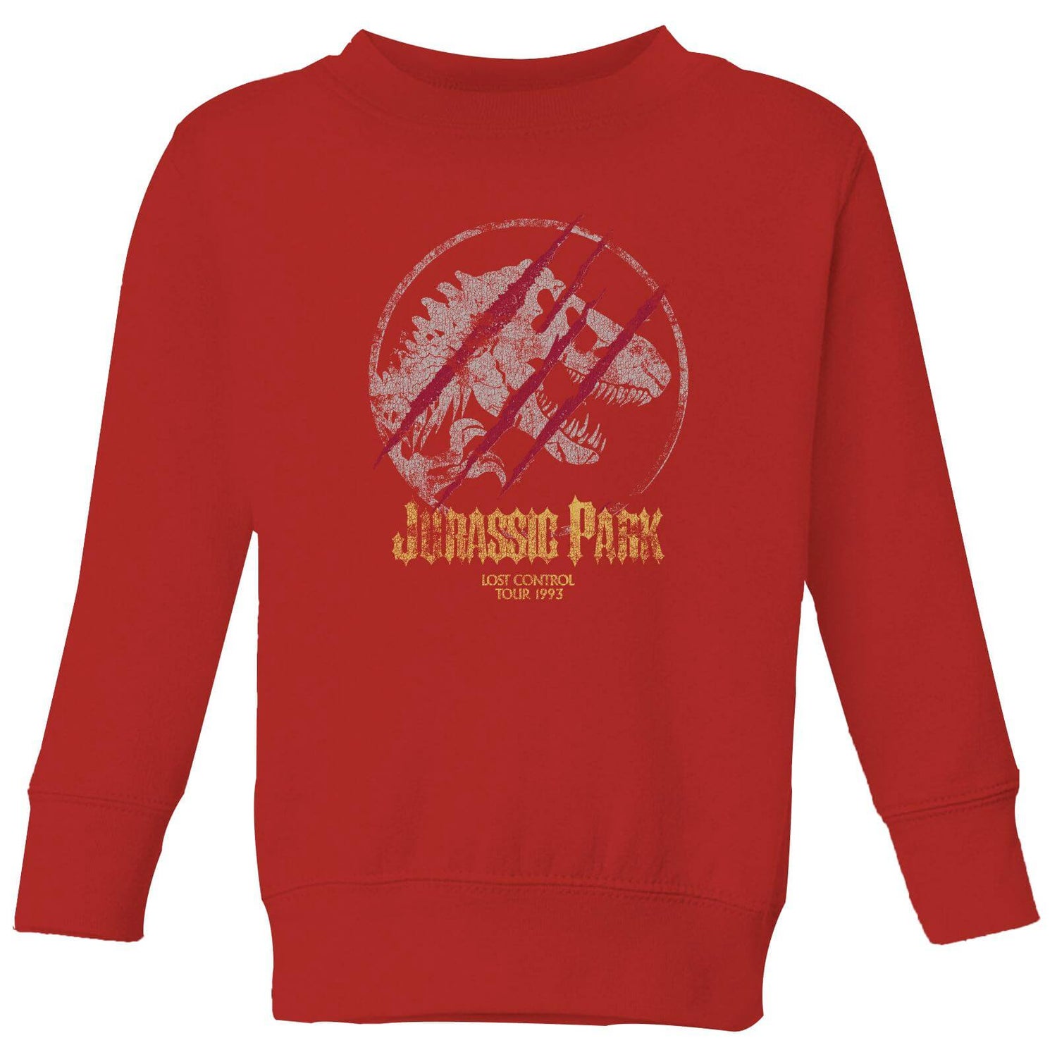 Jurassic Park Lost Control Kids' Sweatshirt - Red